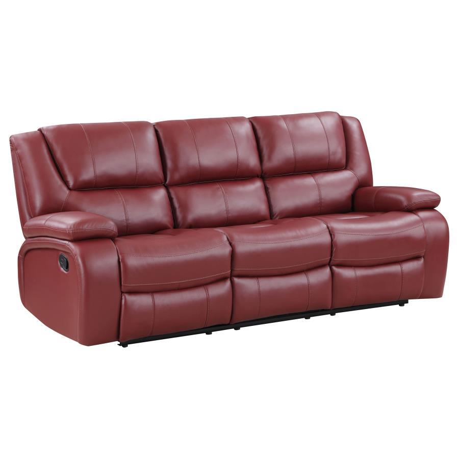 Coaster Fine Furniture Camila - Upholstered Motion Reclining Sofa | Meri Furniture
