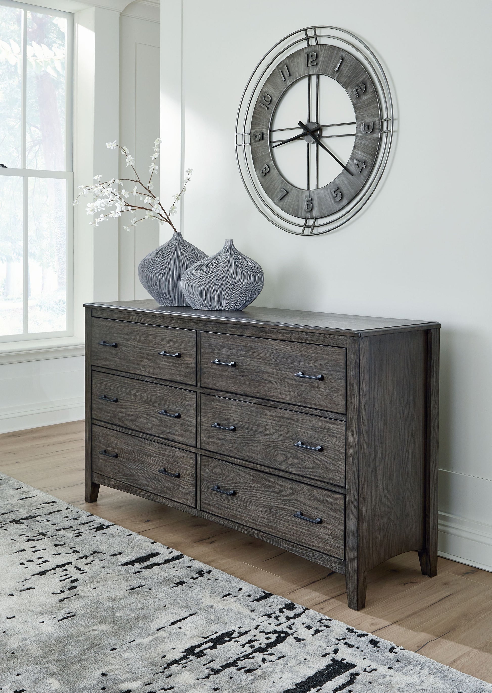 Signature Design by Ashley® Montillan - Grayish Brown - Dresser | Meri Furniture