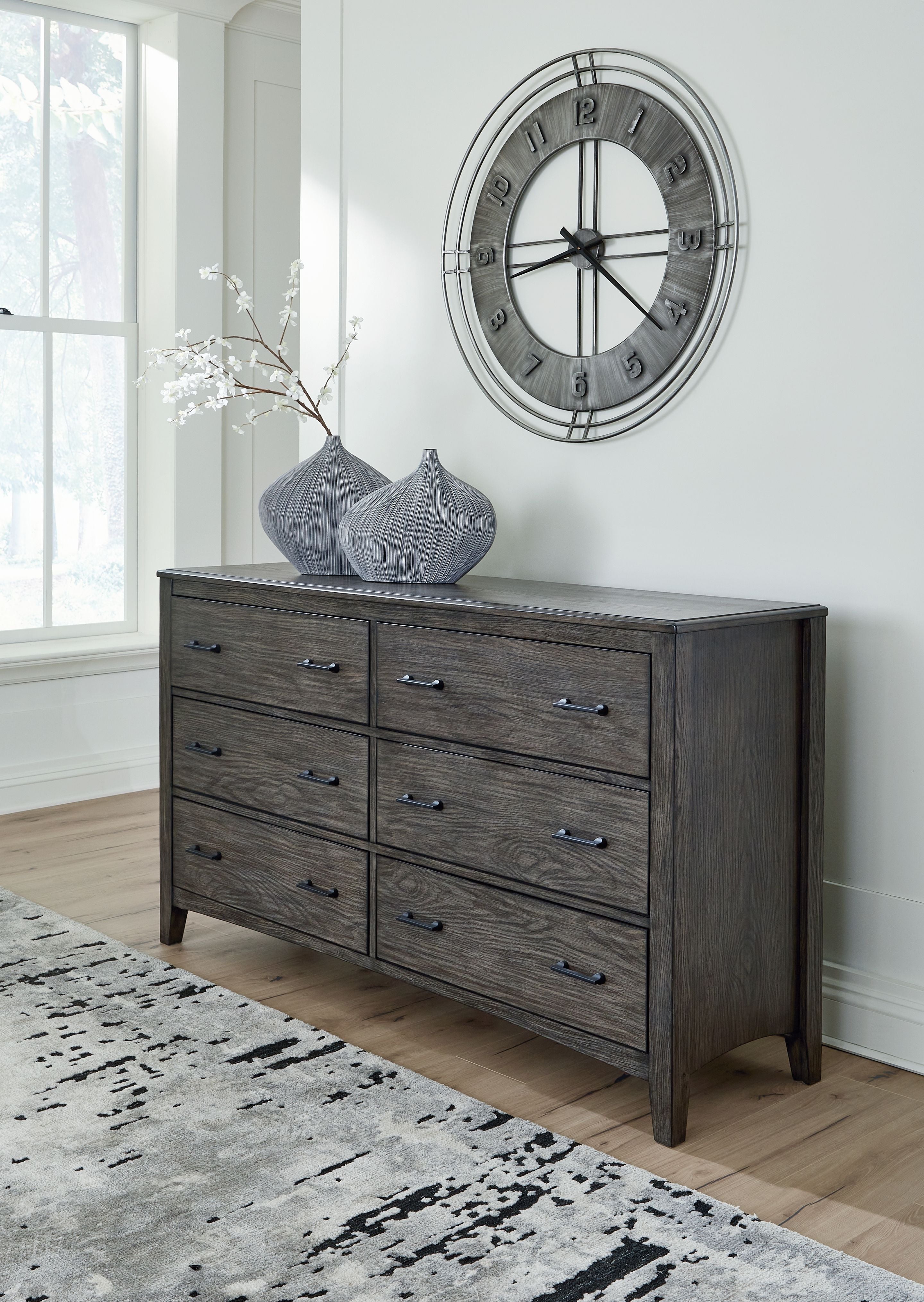 Signature Design by Ashley® Montillan - Grayish Brown - Dresser | Meri Furniture