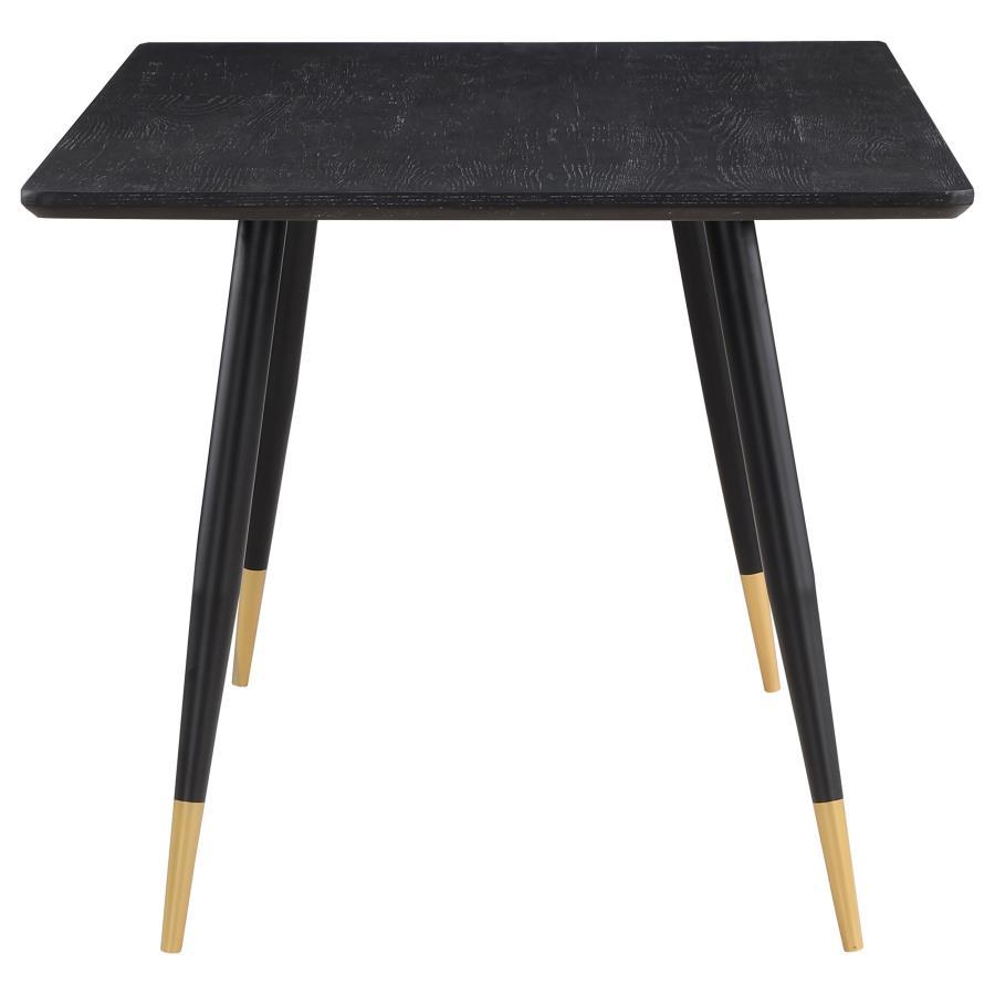 Coaster Fine Furniture Zetta - Rectangular Wood Dining Table - Black | Meri Furniture