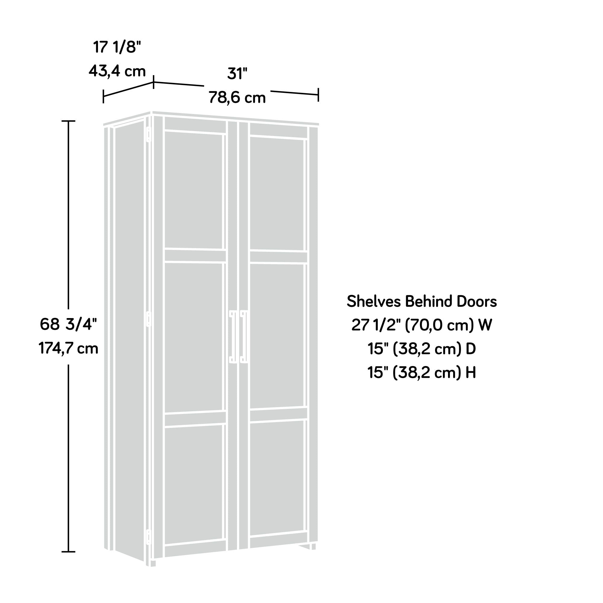 Storage Cabinet in White