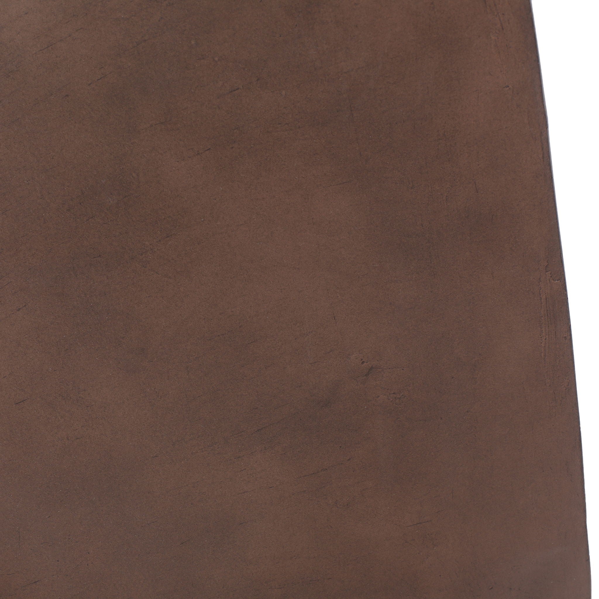 Outdoor Lightweight Concrete Side Table - Brown