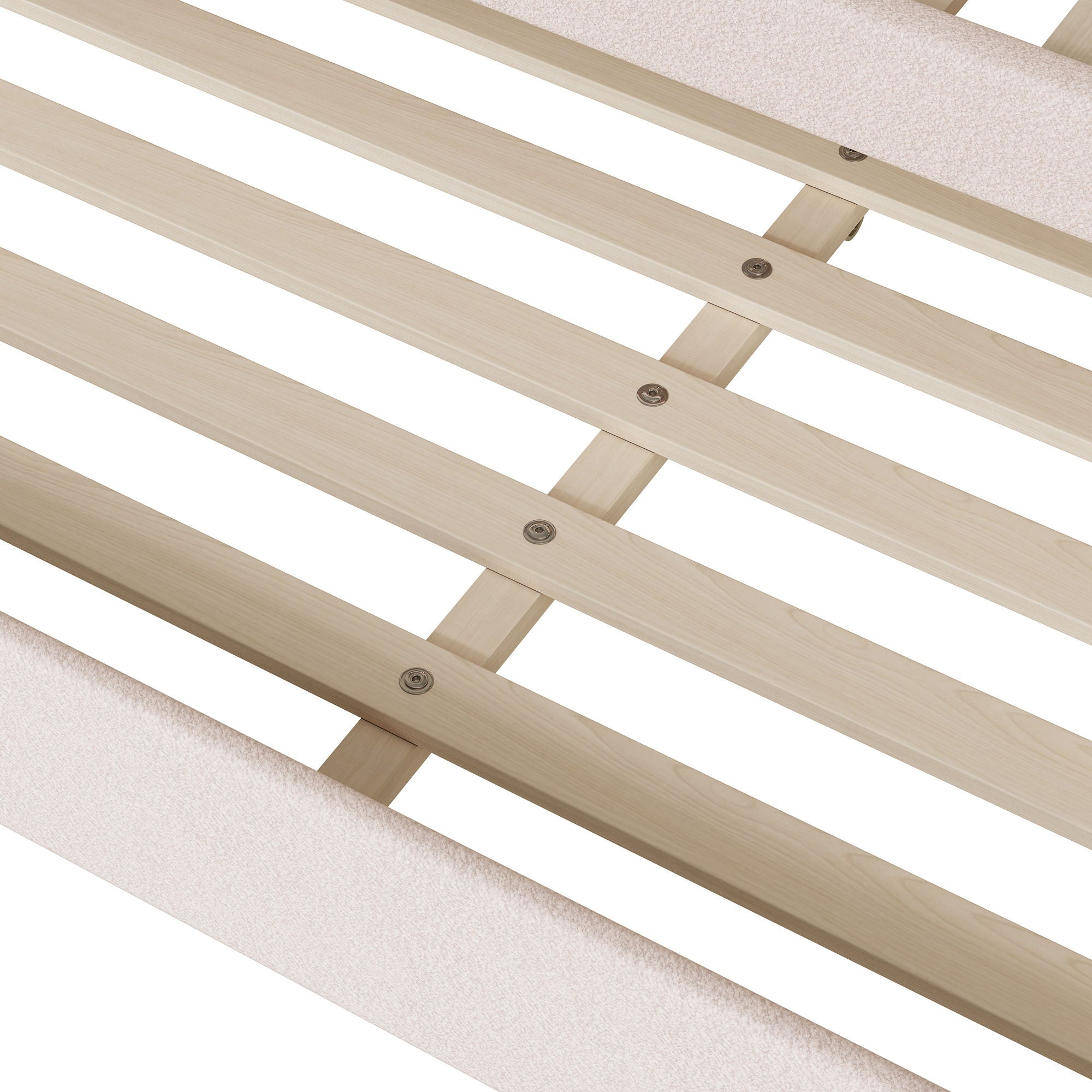 Upholstered Daybed With Light And Trundle