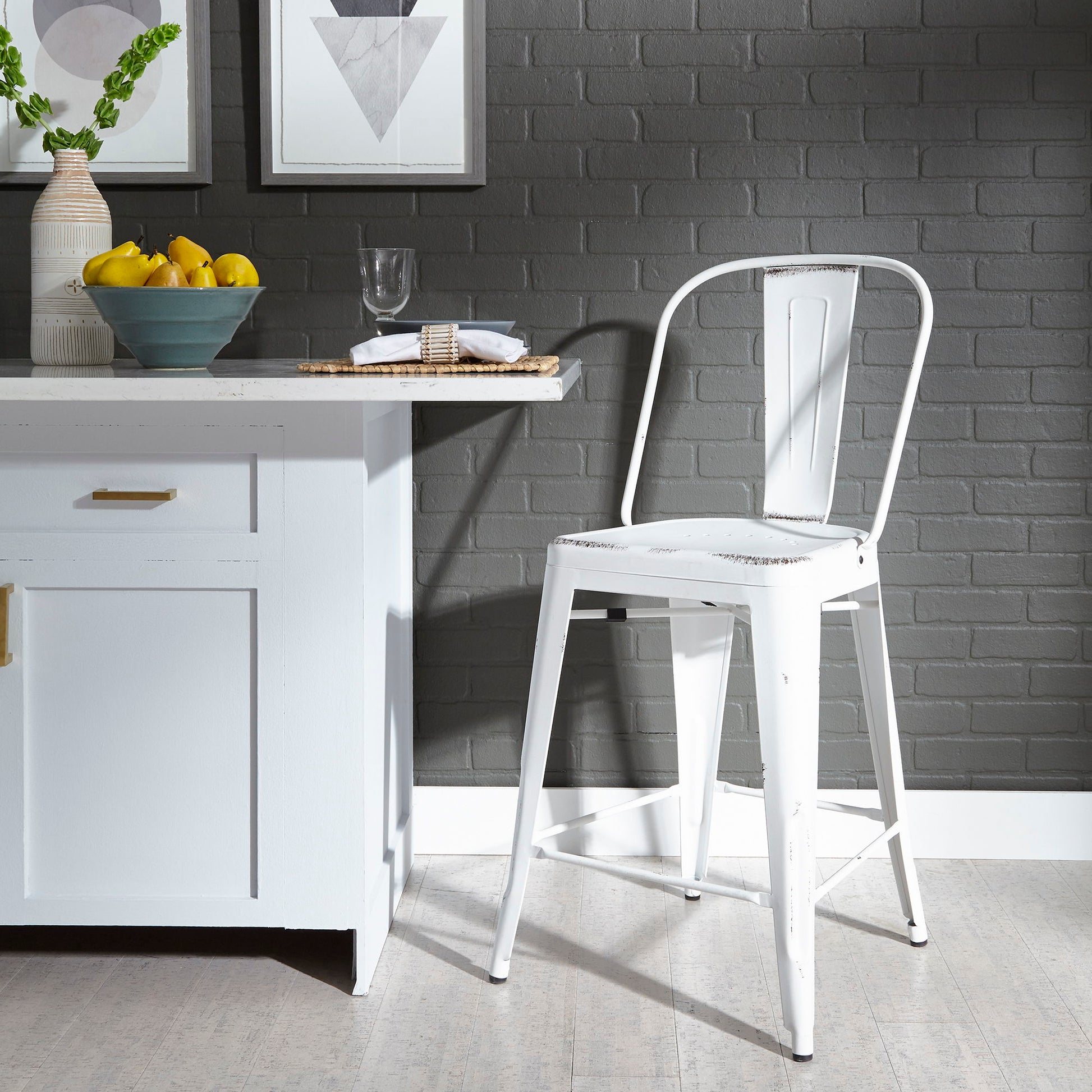 Liberty Furniture Vintage Series - Bow Back Counter Chair | Meri Furniture