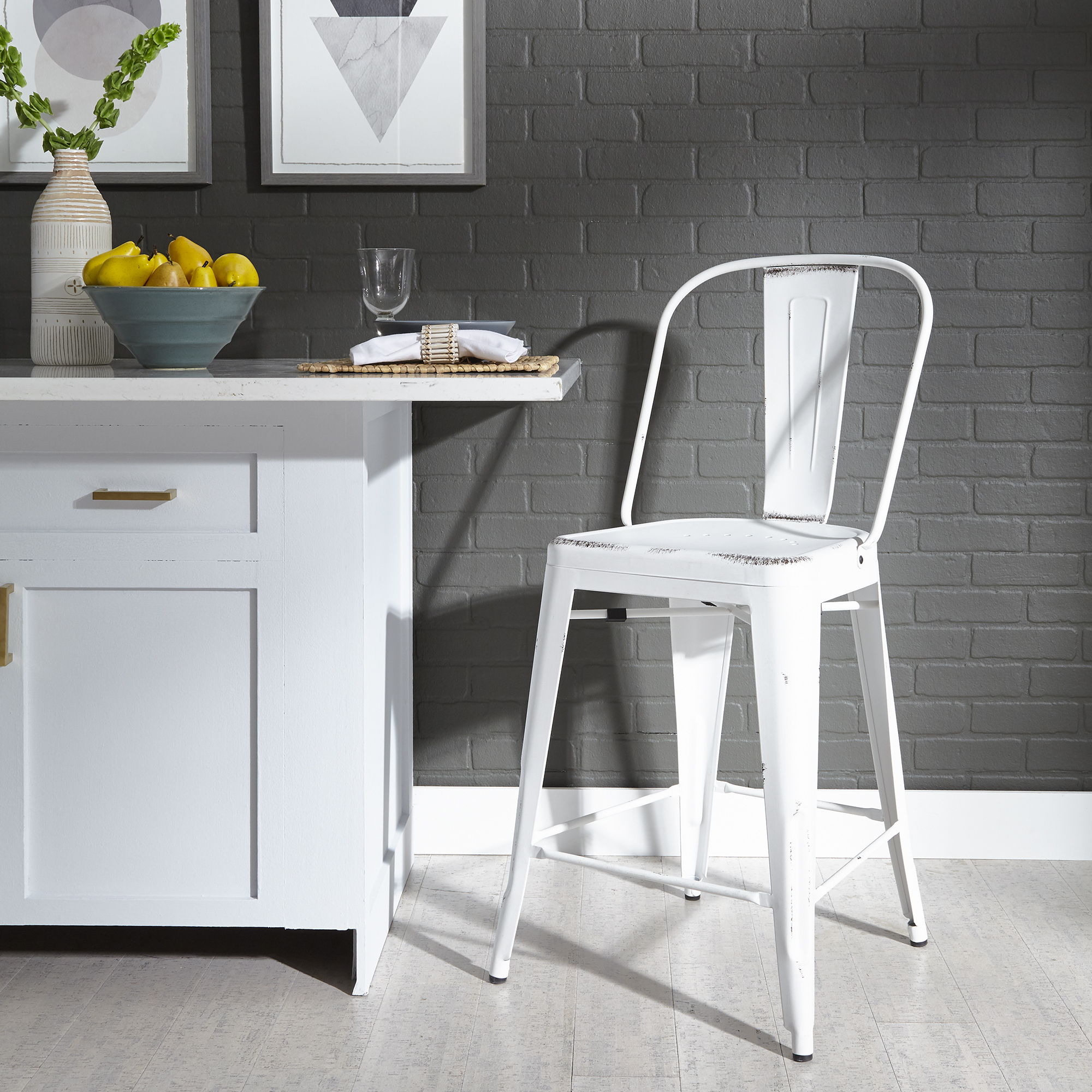 Liberty Furniture Vintage Series - Bow Back Counter Chair | Meri Furniture