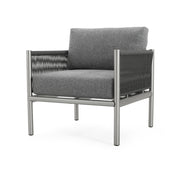 Hargrove - Club Chair - Silver / Gray