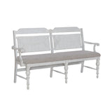 River Place - Panel Back Bench (RTA) - White