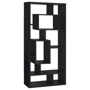 Coaster Fine Furniture Linbrook - 8-Shelf Bookshelf - Black Oak | Meri Furniture