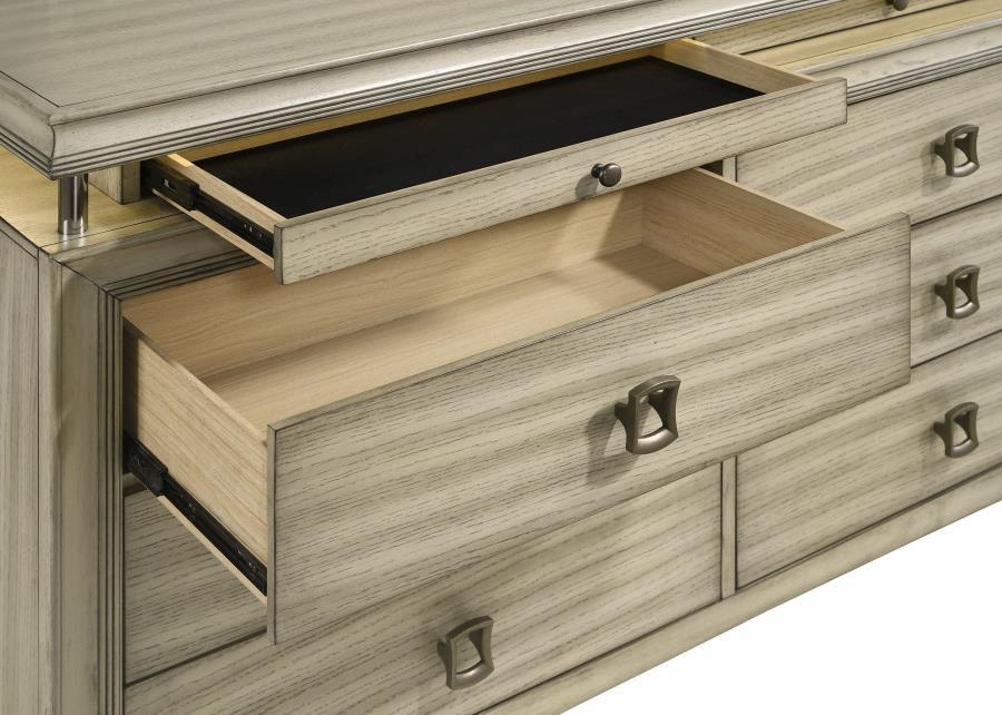 Coaster Fine Furniture Giselle - 8-Drawer Dresser - Rustic Beige | Meri Furniture