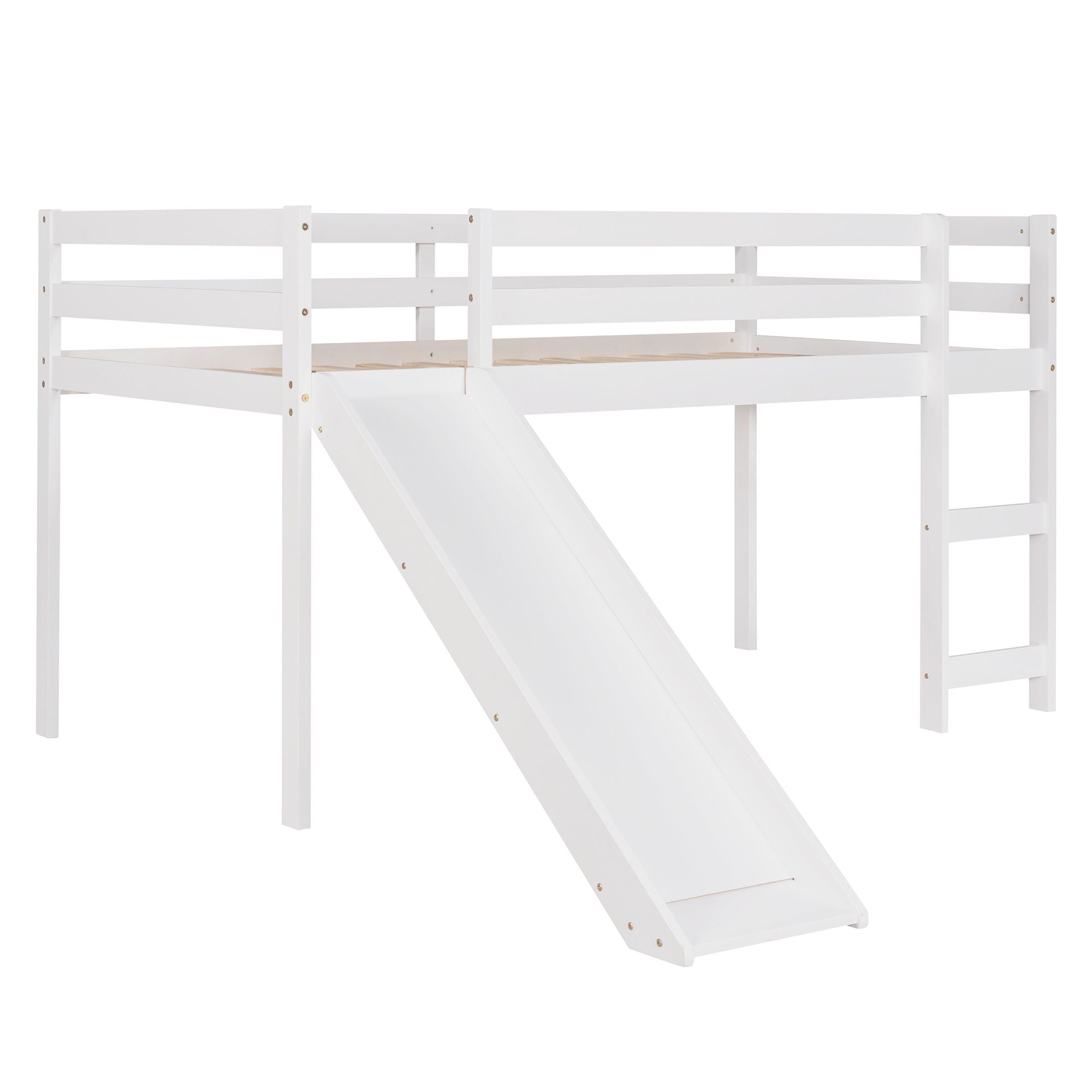 Loft Bed With Slide, Multifunctional Design
