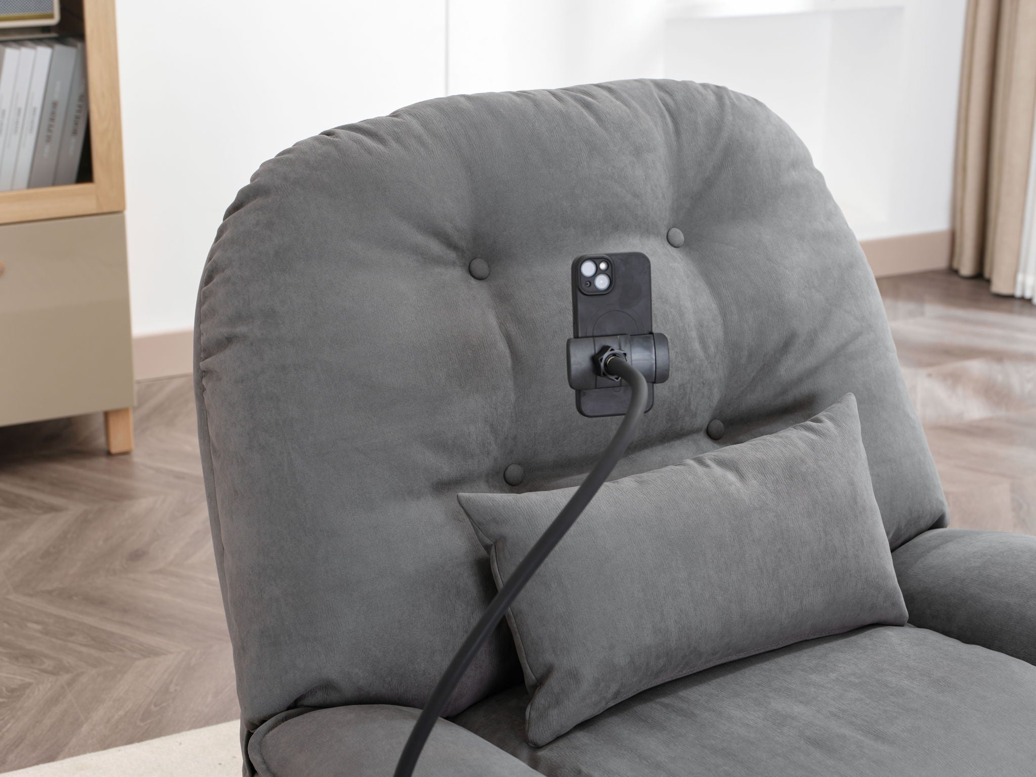 Power Recliner Swivel Glider USB Charger With Bluetooth Music Player, Sleep, Working, Game And Leisure