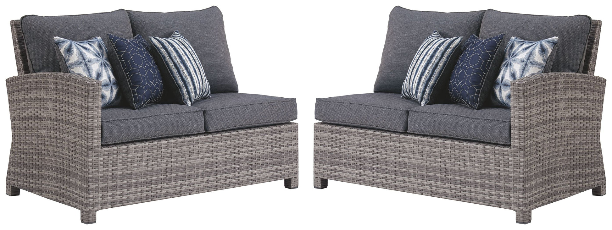 Signature Design by Ashley® Salem Beach - Dark Gray - 5 Pc. - Sectional Lounge Set | Meri Furniture