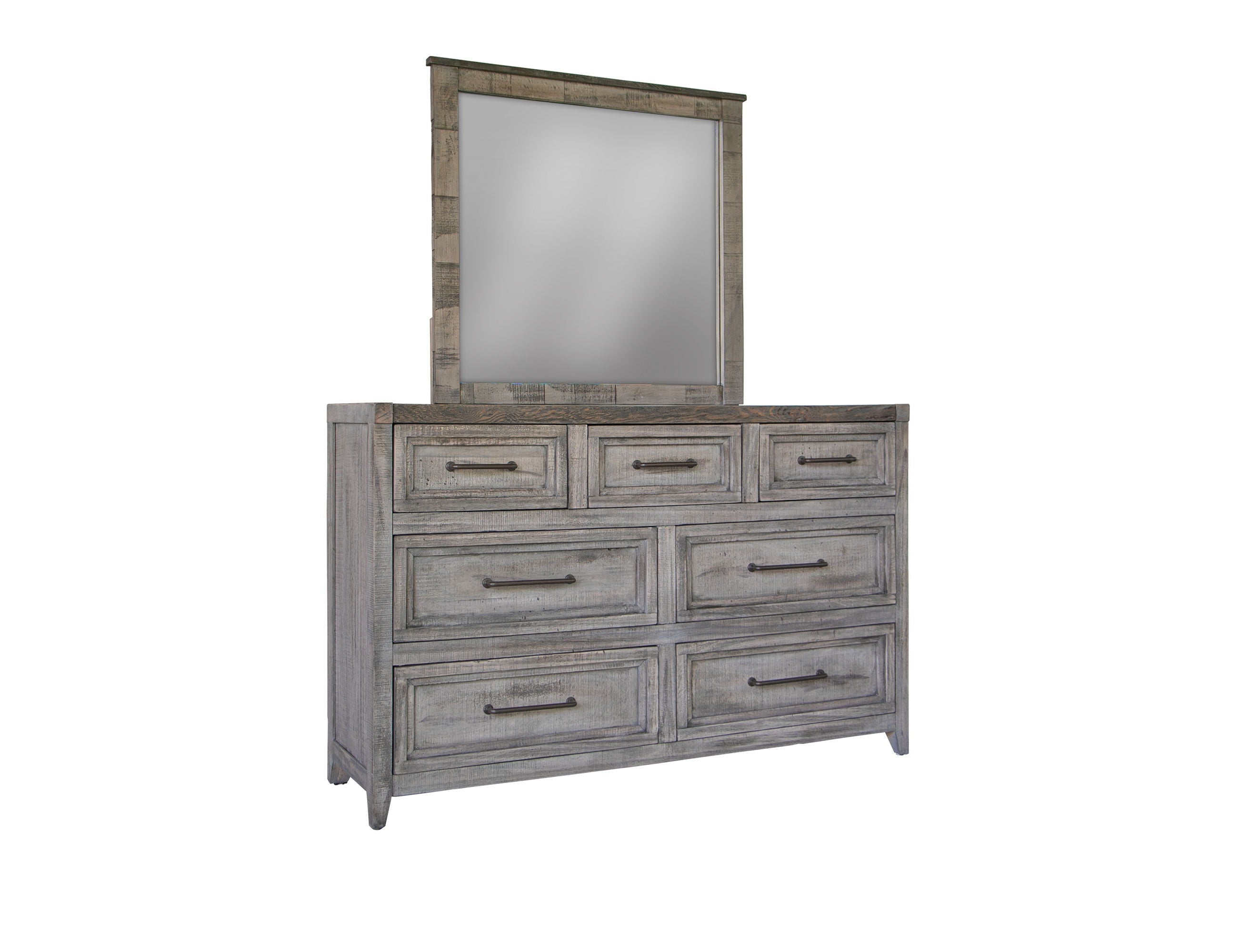 International Furniture Direct Yellowstone - Dresser - Light Brown | Meri Furniture
