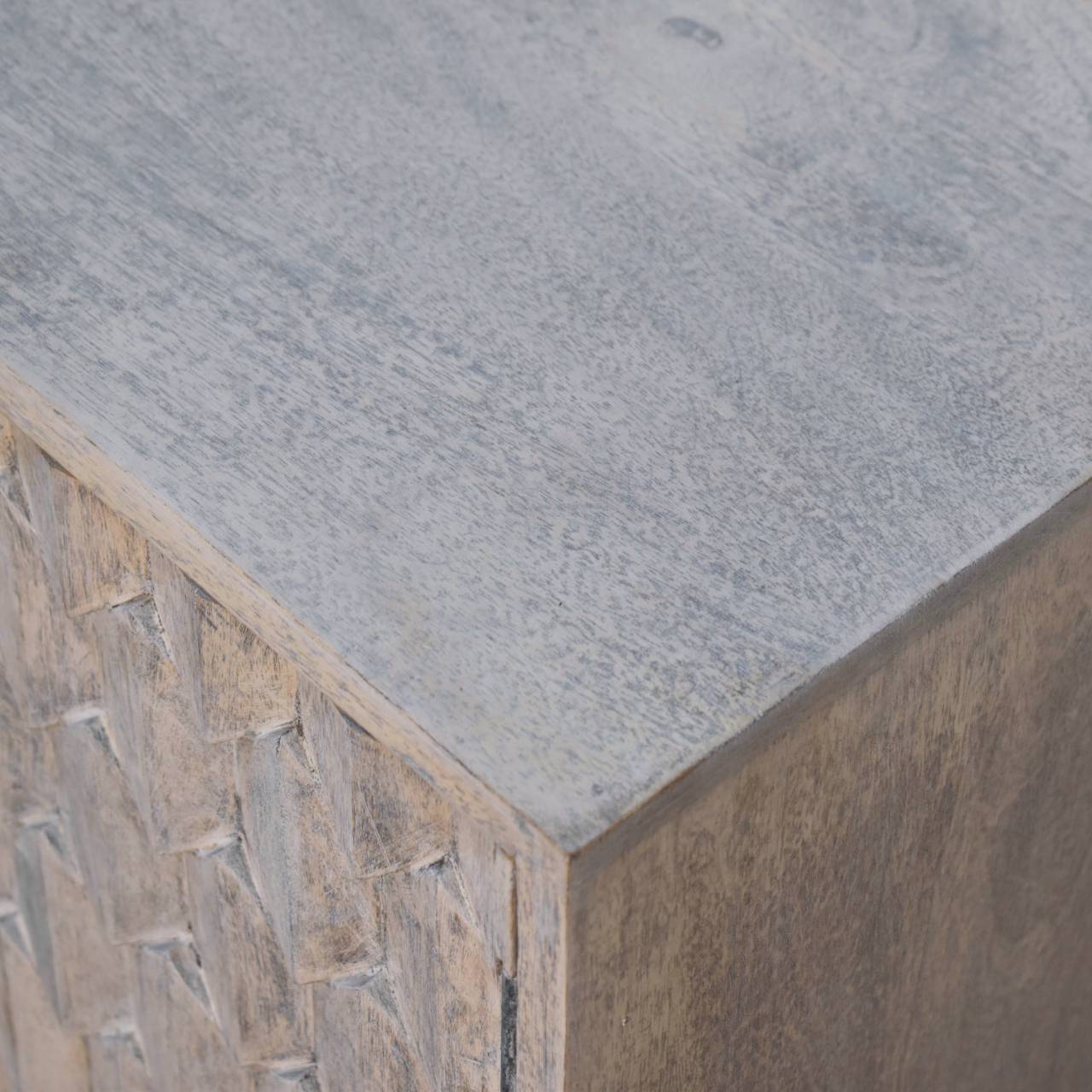 Mini Pineapple Carved Cabinet