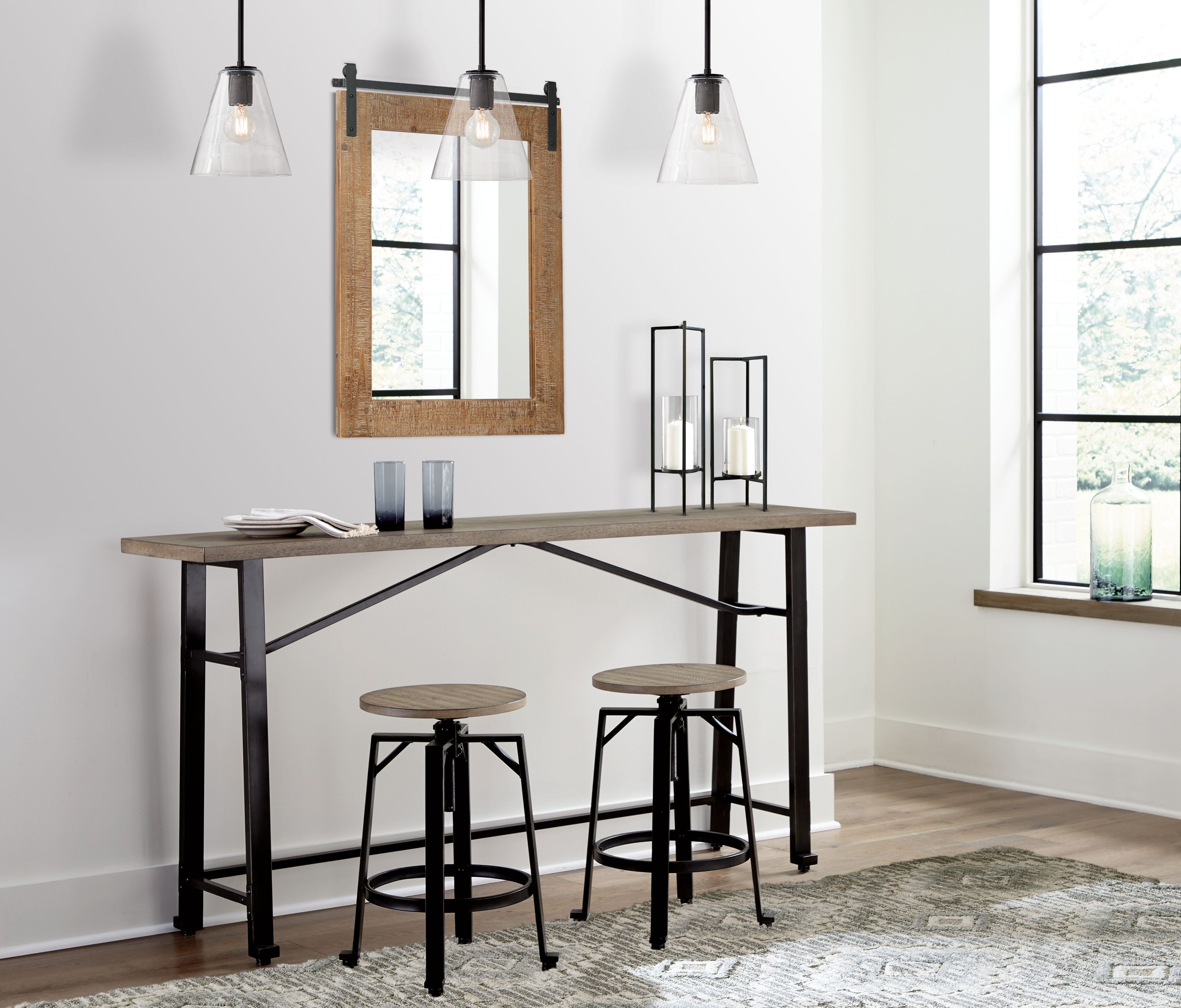 Signature Design by Ashley® Lesterton - Counter Dining Set | Meri Furniture