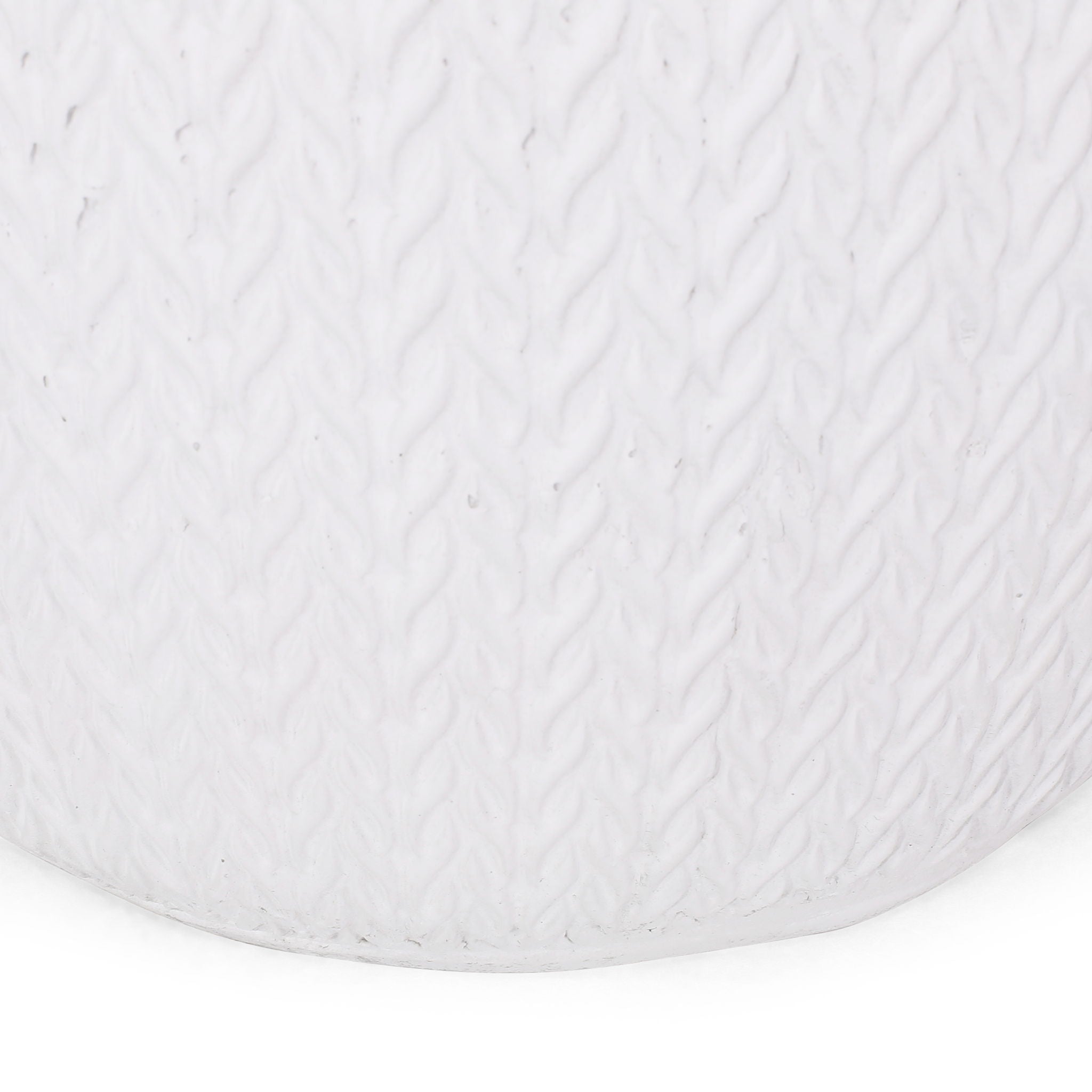 Outdoor Lightweight, Concrete Side Table - Antique White