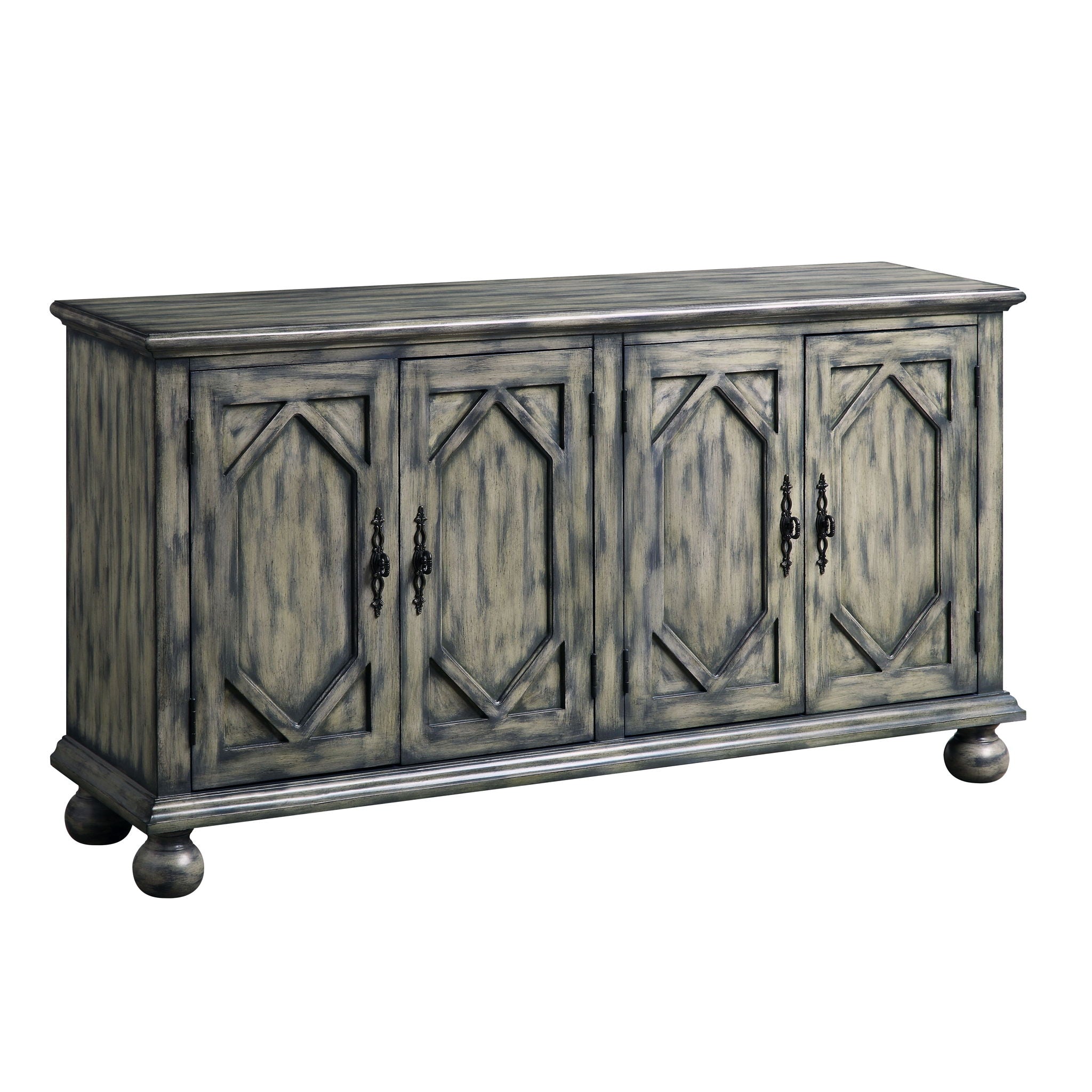 Pavan - Console Cabinet - Rustic Gray