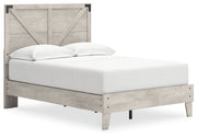 Signature Design by Ashley® Shawburn - Platform Bed With Crossbuck Panel Headboard | Meri Furniture