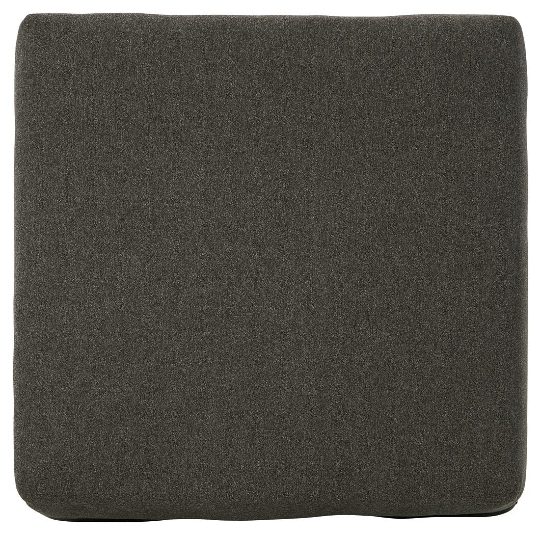 Ashley® Evey - Granite - Oversized Accent Ottoman | Meri Furniture