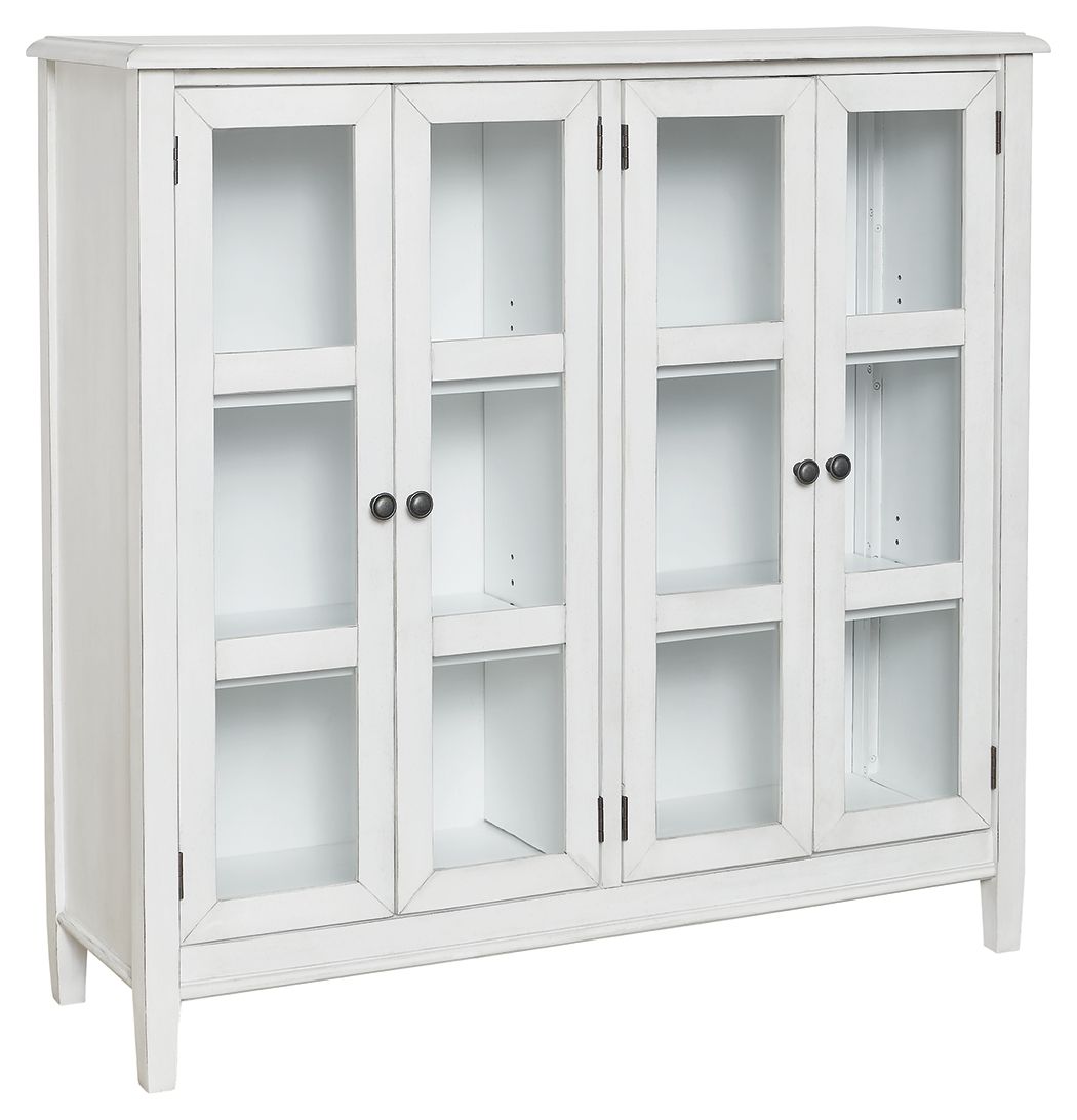 Signature Design by Ashley® Kanwyn - Whitewash - Accent Cabinet | Meri Furniture