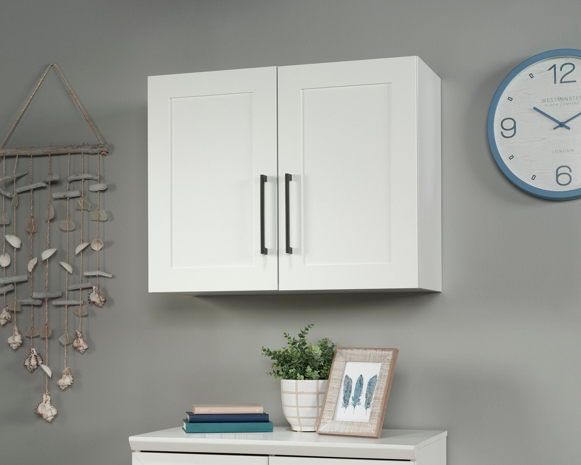 2-Door Wall Cabinet in Soft White