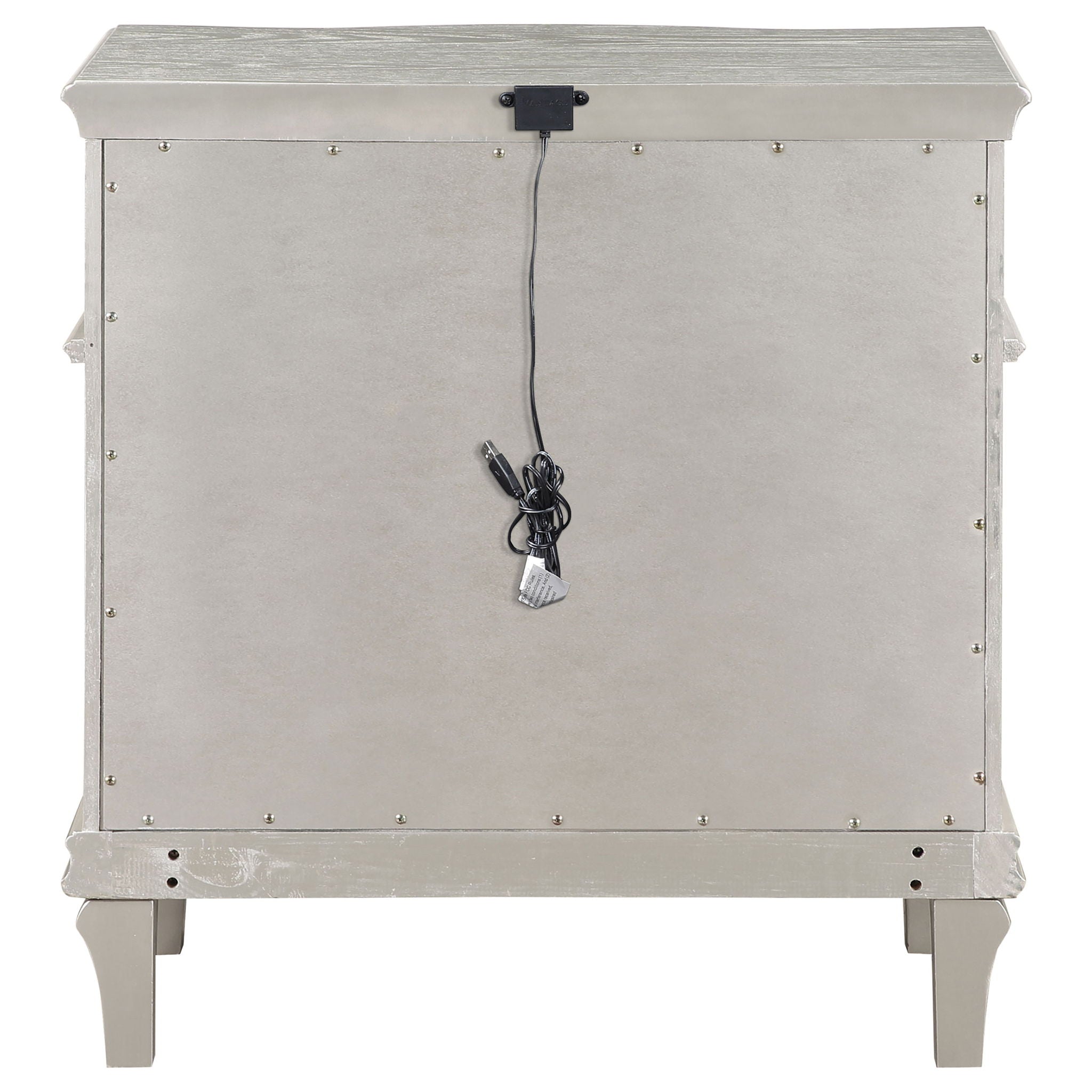 Evangeline - 3 Drawer Nightstand - Oak