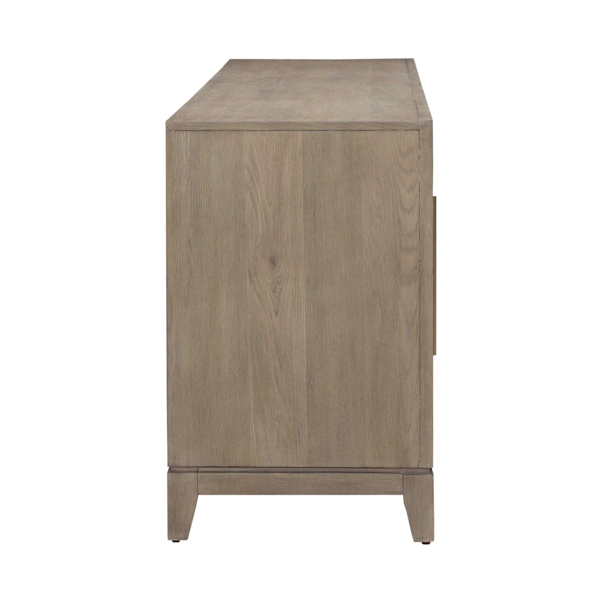 Liberty Furniture Brentwood - 78" TV Console - Sandstone | Meri Furniture
