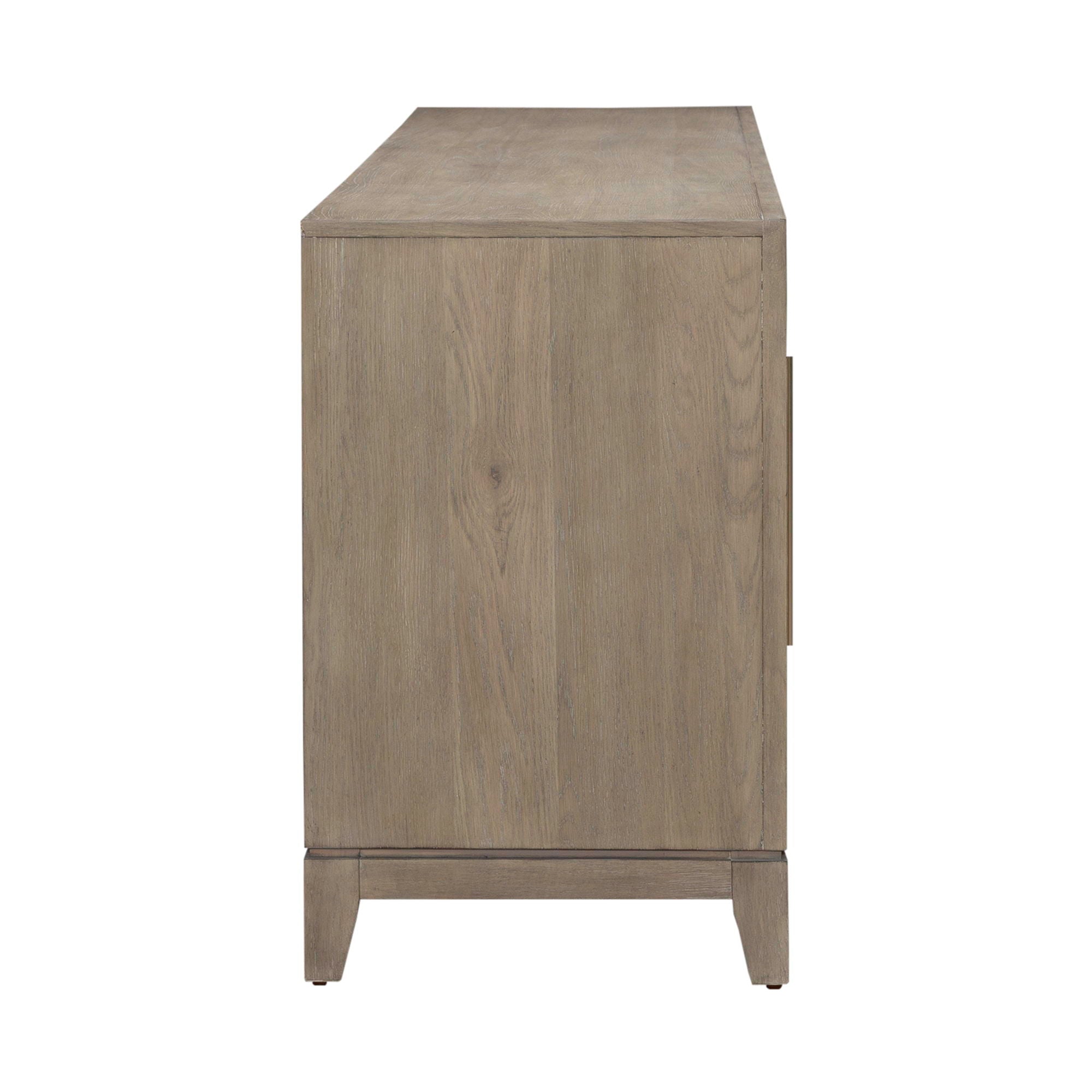 Liberty Furniture Brentwood - 78" TV Console - Sandstone | Meri Furniture