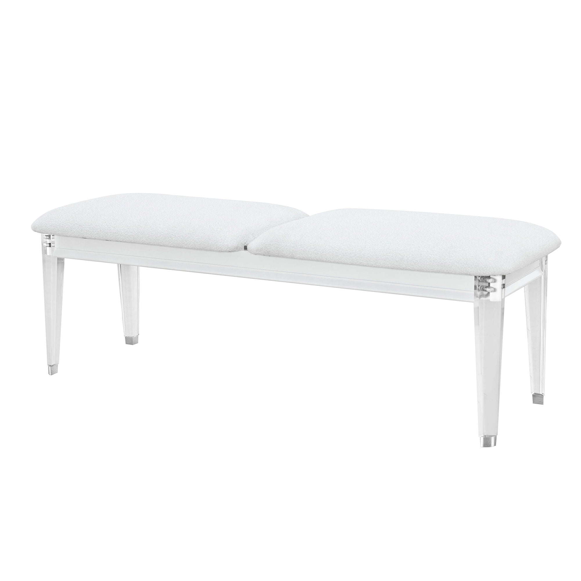 Brenda - Bedroom Bench With Padded Seating - Gray
