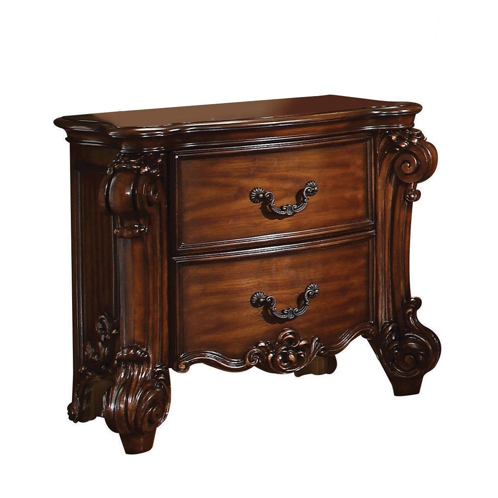 Create an elegant, traditional design in your bedroom with the Vendome nightstand.