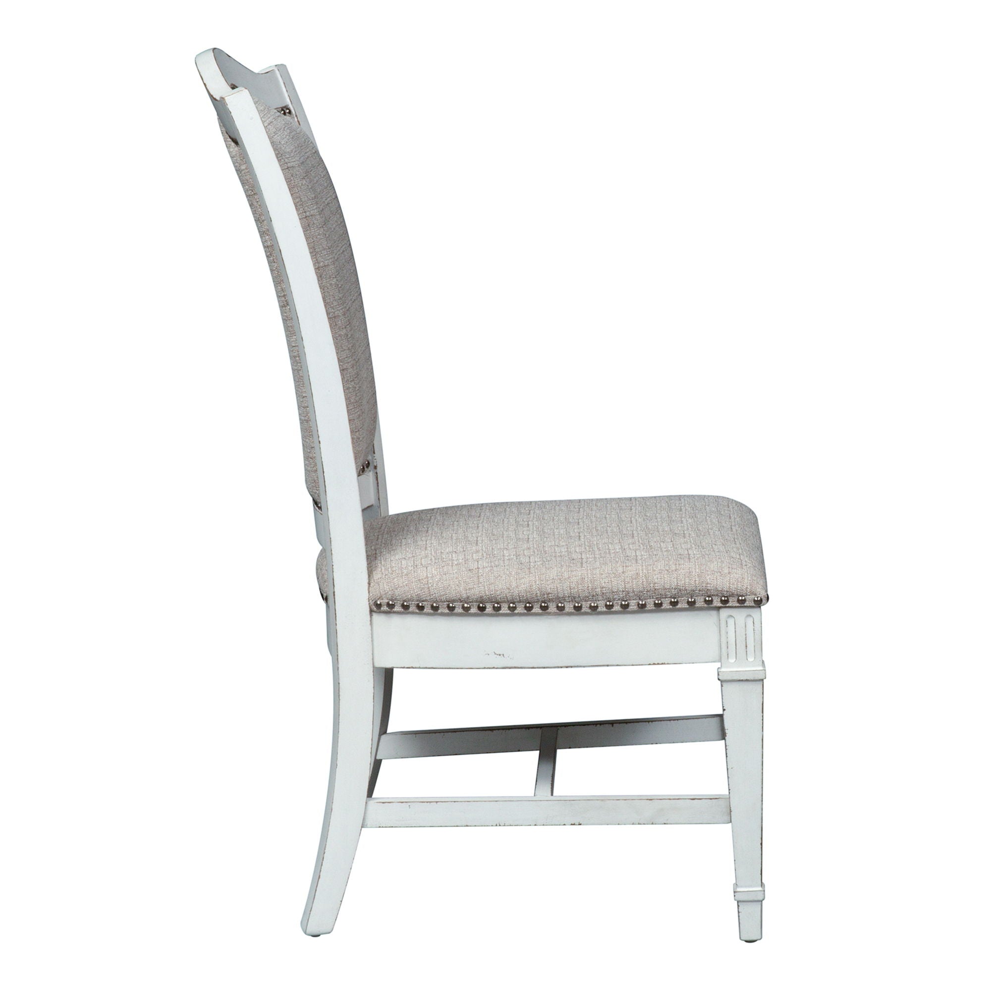 Liberty Furniture Abbey Park - Upholstered Side Chair - White | Meri Furniture