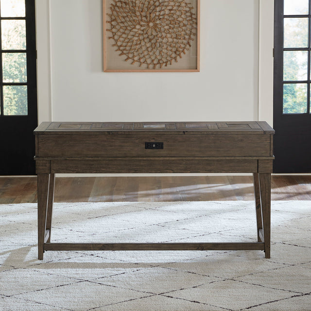 Liberty Furniture Arrowcreek - Console Bar Table - Dark Brown | Meri Furniture