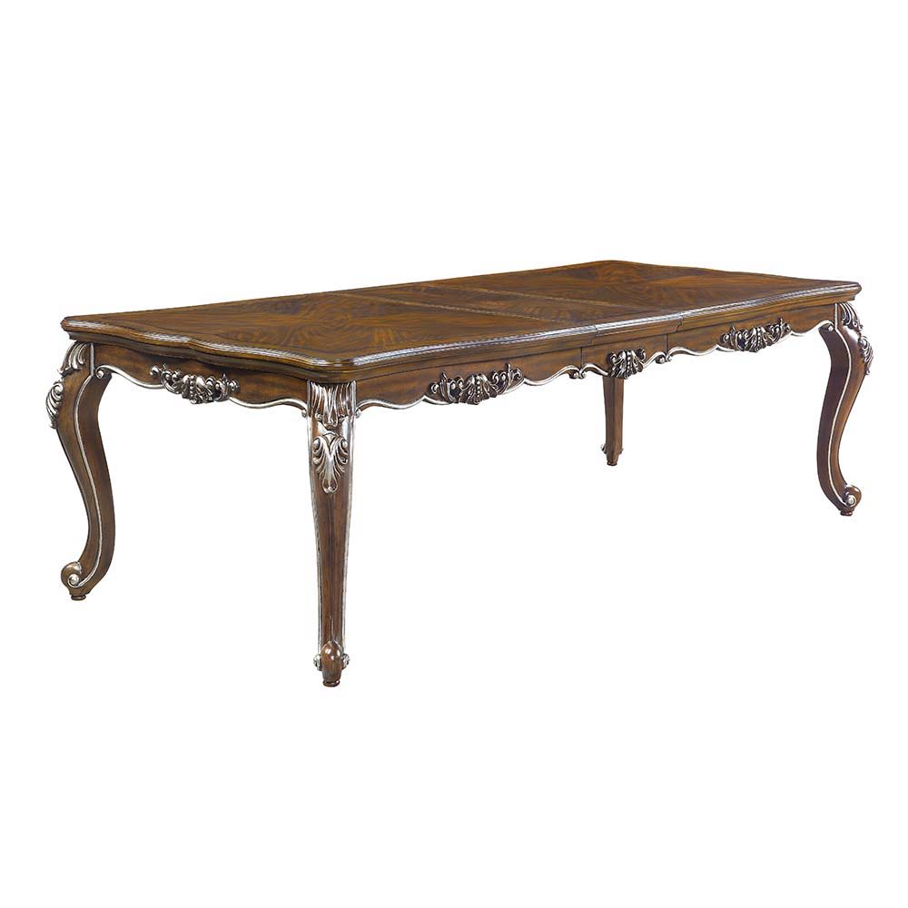 ACME Latisha - Dining Table - Antique Oak Finish | Meri Furniture