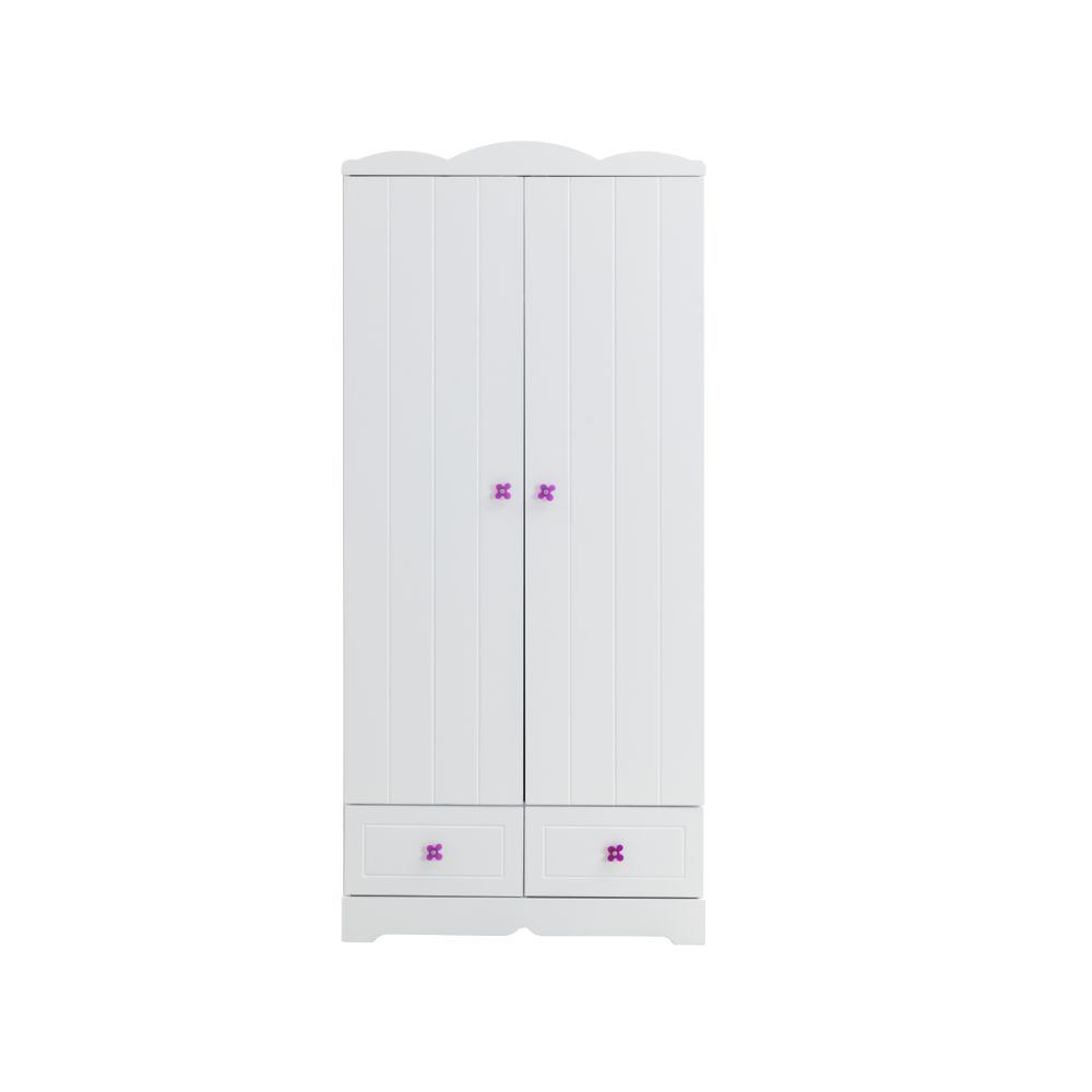 ACME Meyer - Wardrobe - White | Meri Furniture