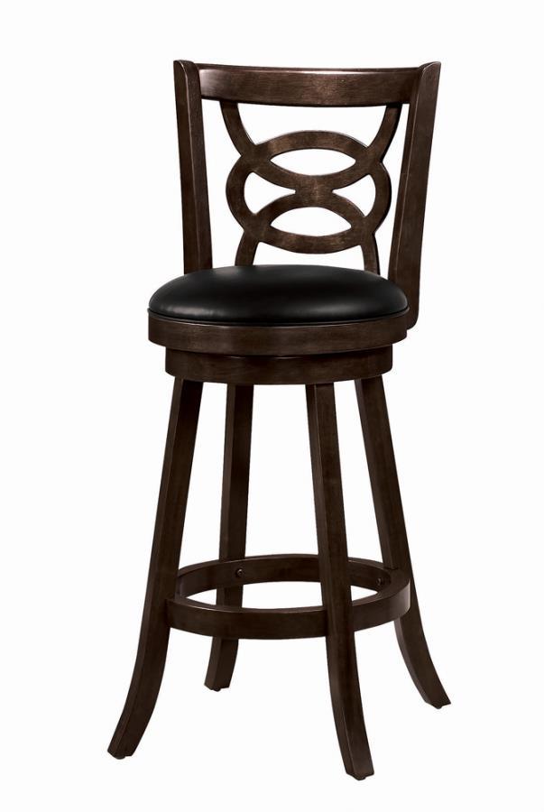 Coaster Fine Furniture Calecita - Wood Swivel Counter Stool (Set of 2) | Meri Furniture