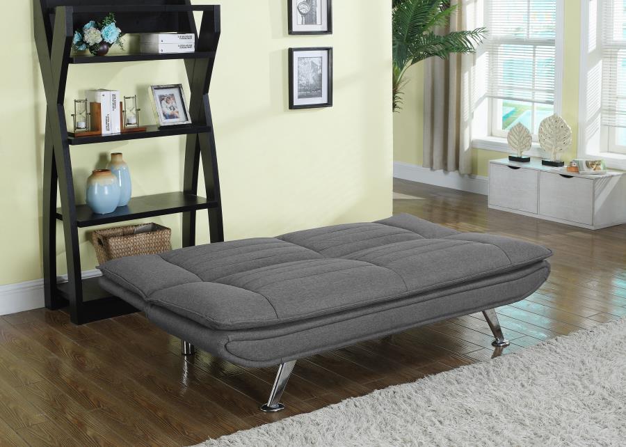Coaster Fine Furniture Julian - Upholstered Tufted Convertible Sofa Bed - Gray | Meri Furniture