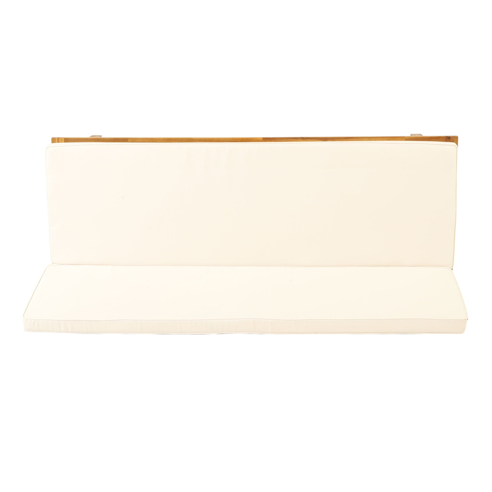 Outdoor Elegance Daybed With Convertible Design Cushion Frame - Beige