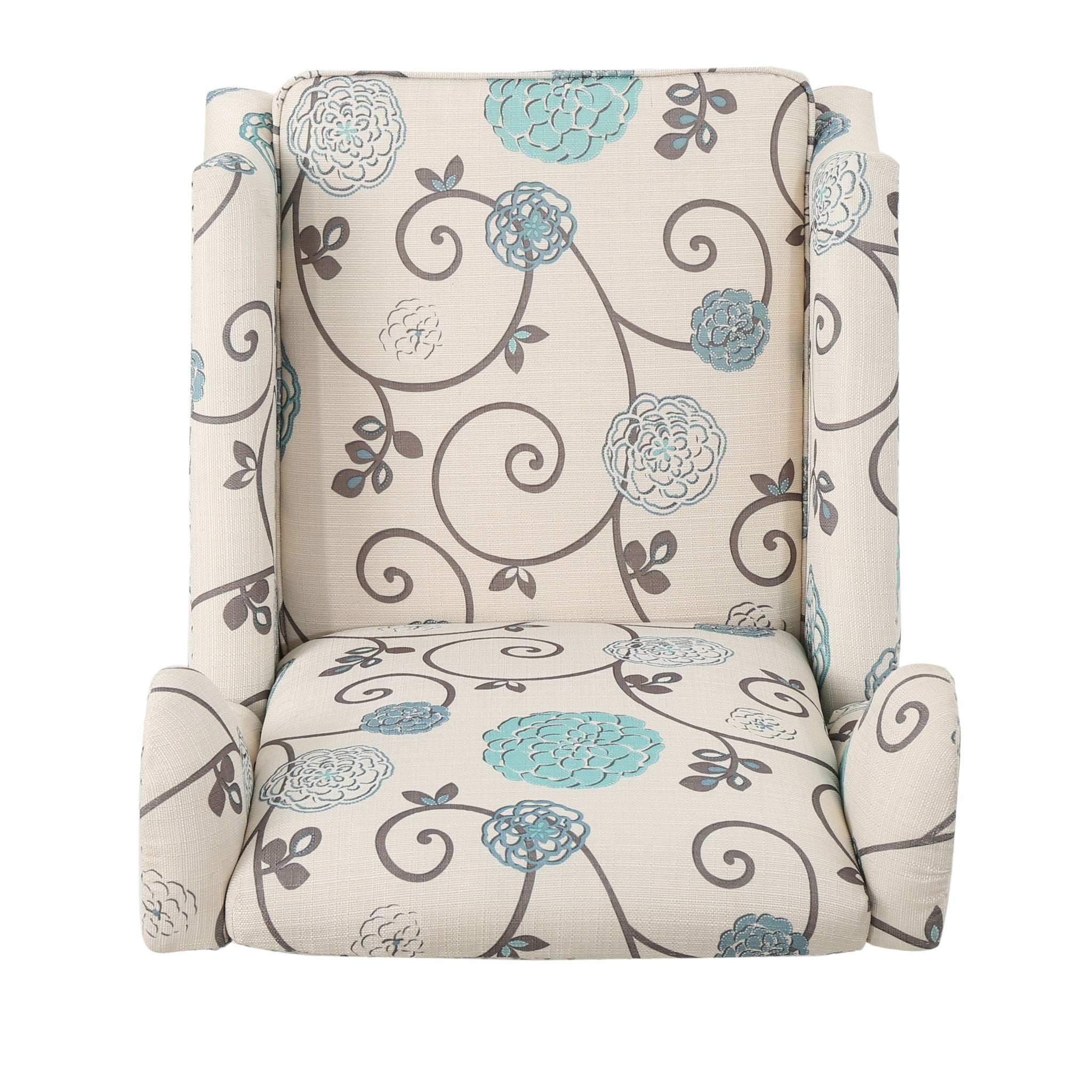 Westeros Wing Back Fabric Upholstered Recliner