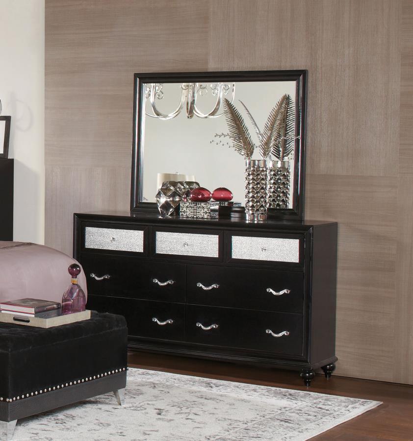Coaster Fine Furniture Barzini - 7-drawer Dresser With Mirror | Meri Furniture