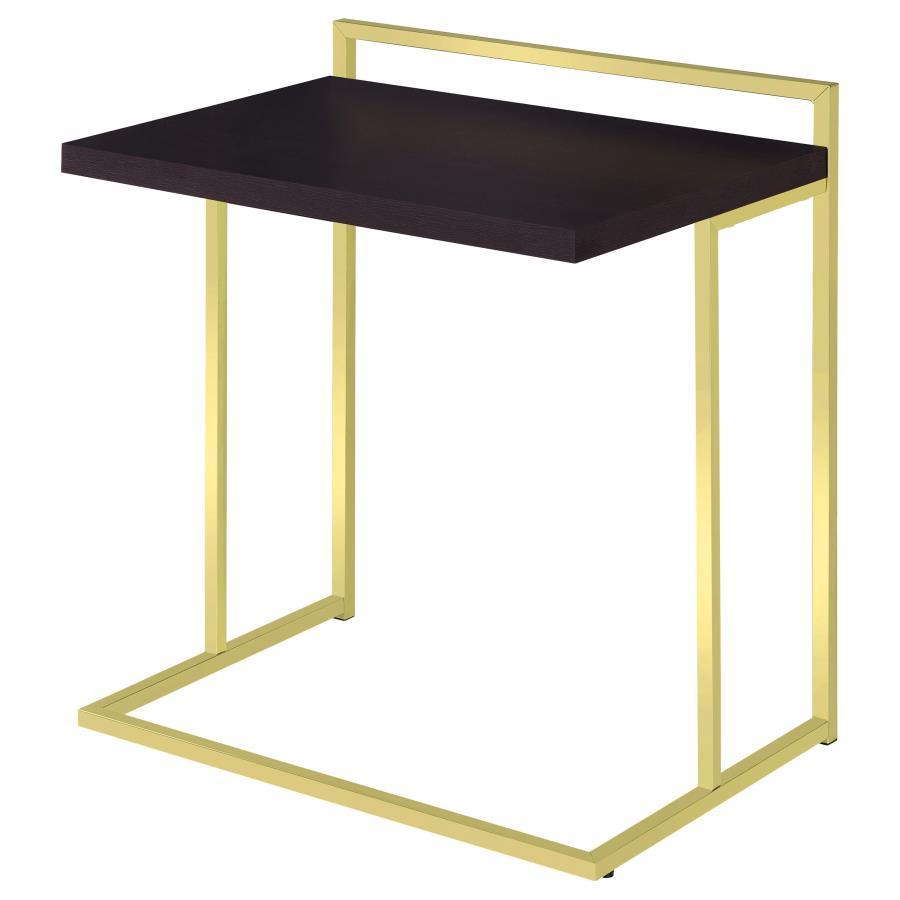Coaster Fine Furniture Dani - Rectangular C-Shaped Sofa Side Table | Meri Furniture