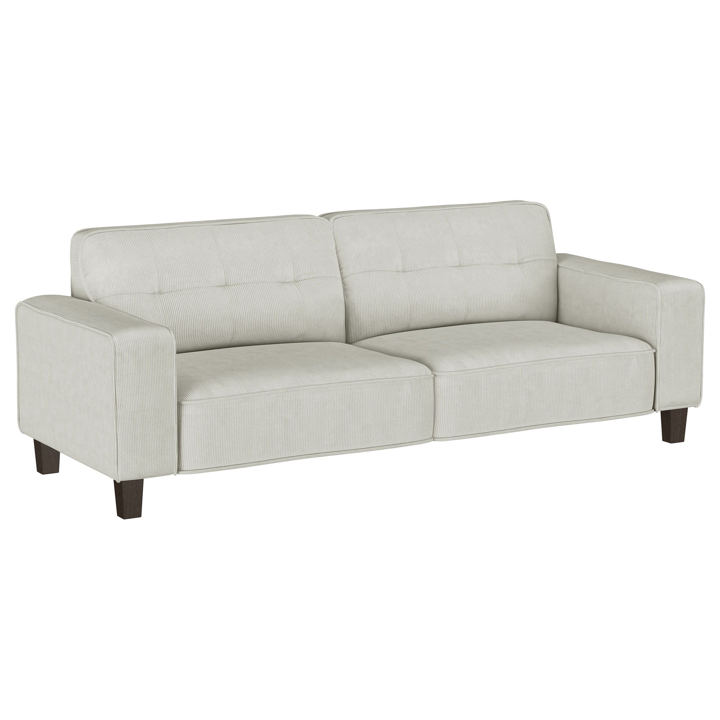Coaster Fine Furniture Deerhurst - Upholstered Tufted Track Arm Sofa Set | Meri Furniture