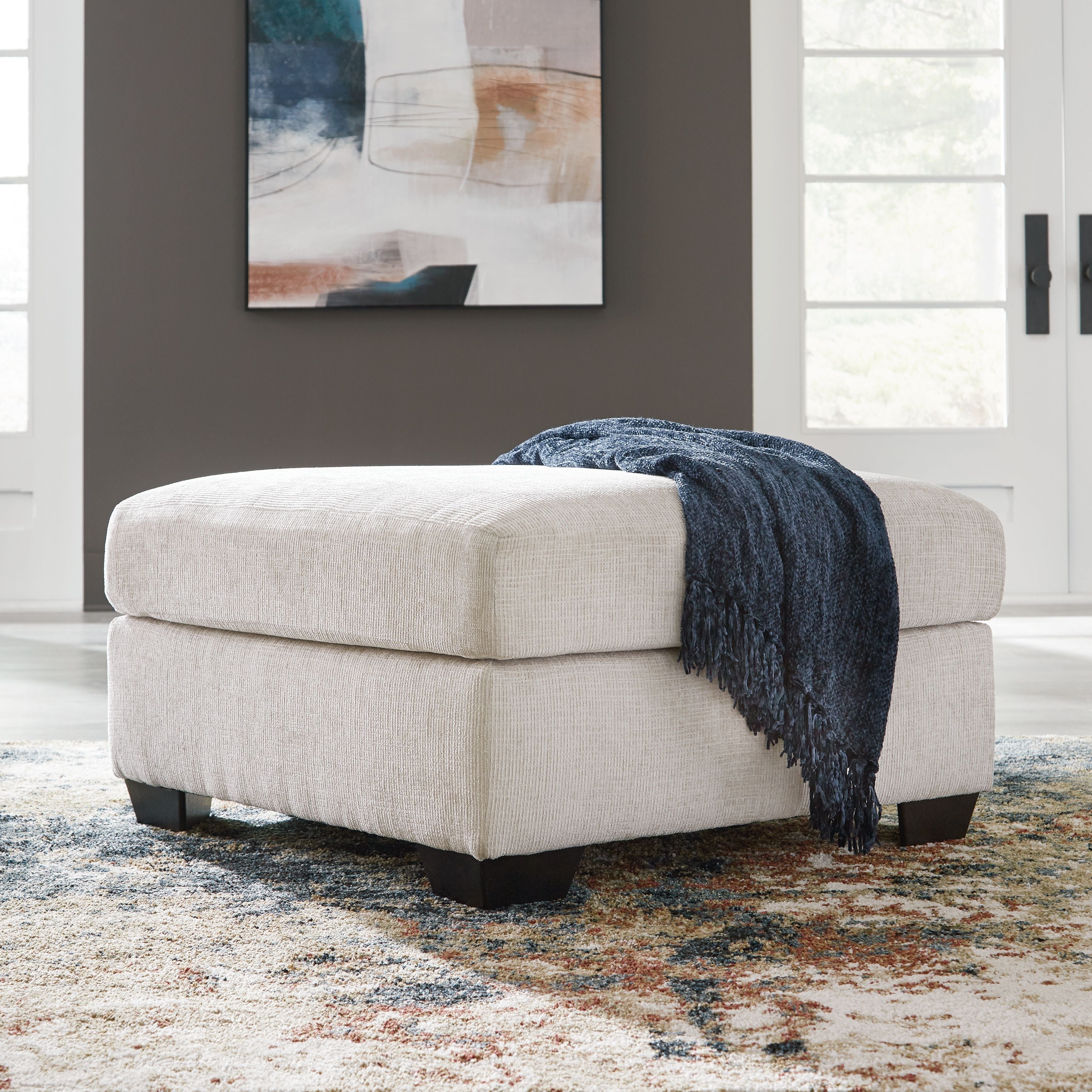 Signature Design by Ashley® Aviemore - Oversized Accent Ottoman | Meri Furniture