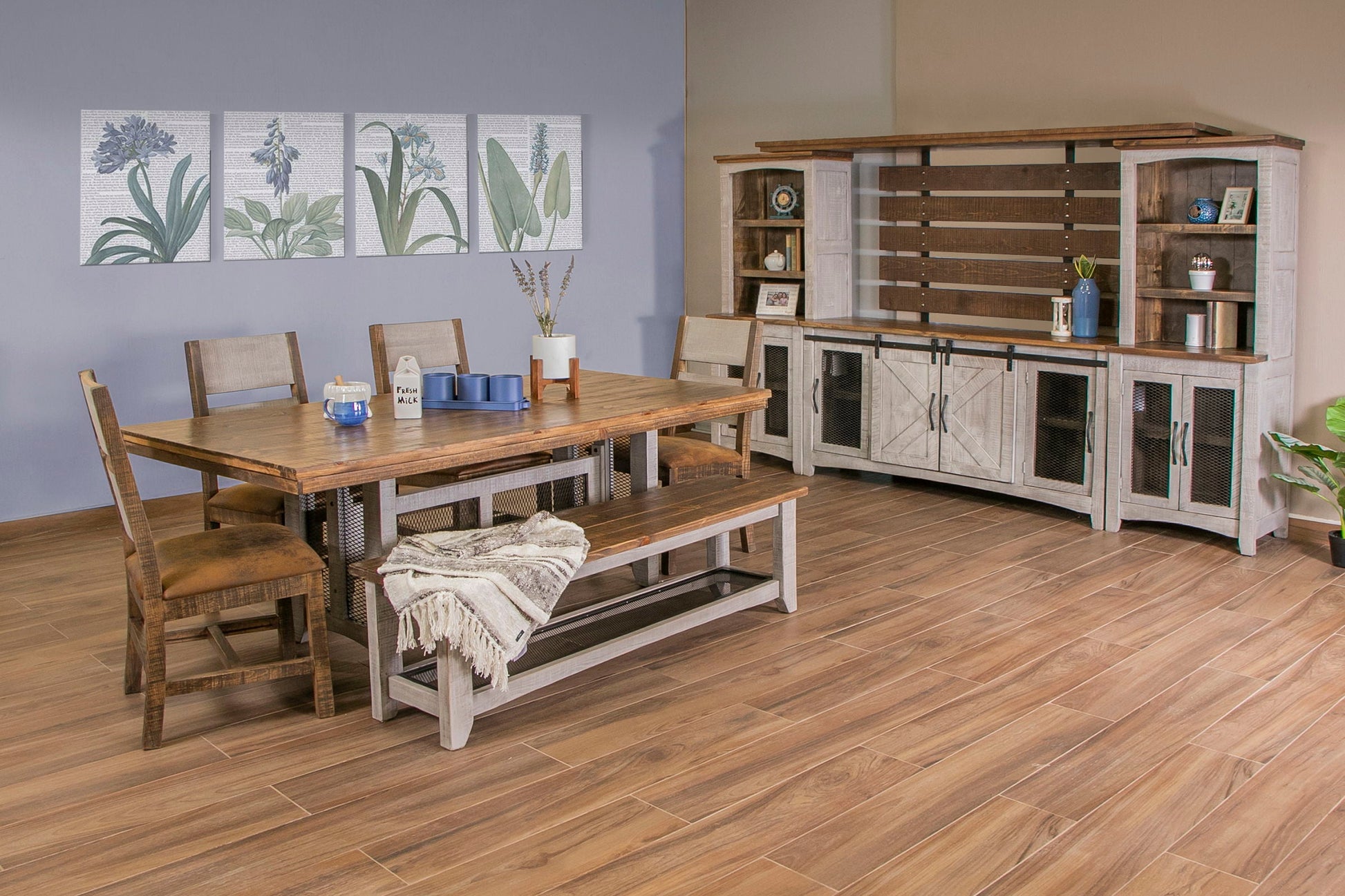 International Furniture Direct Pueblo - TV Stand | Meri Furniture