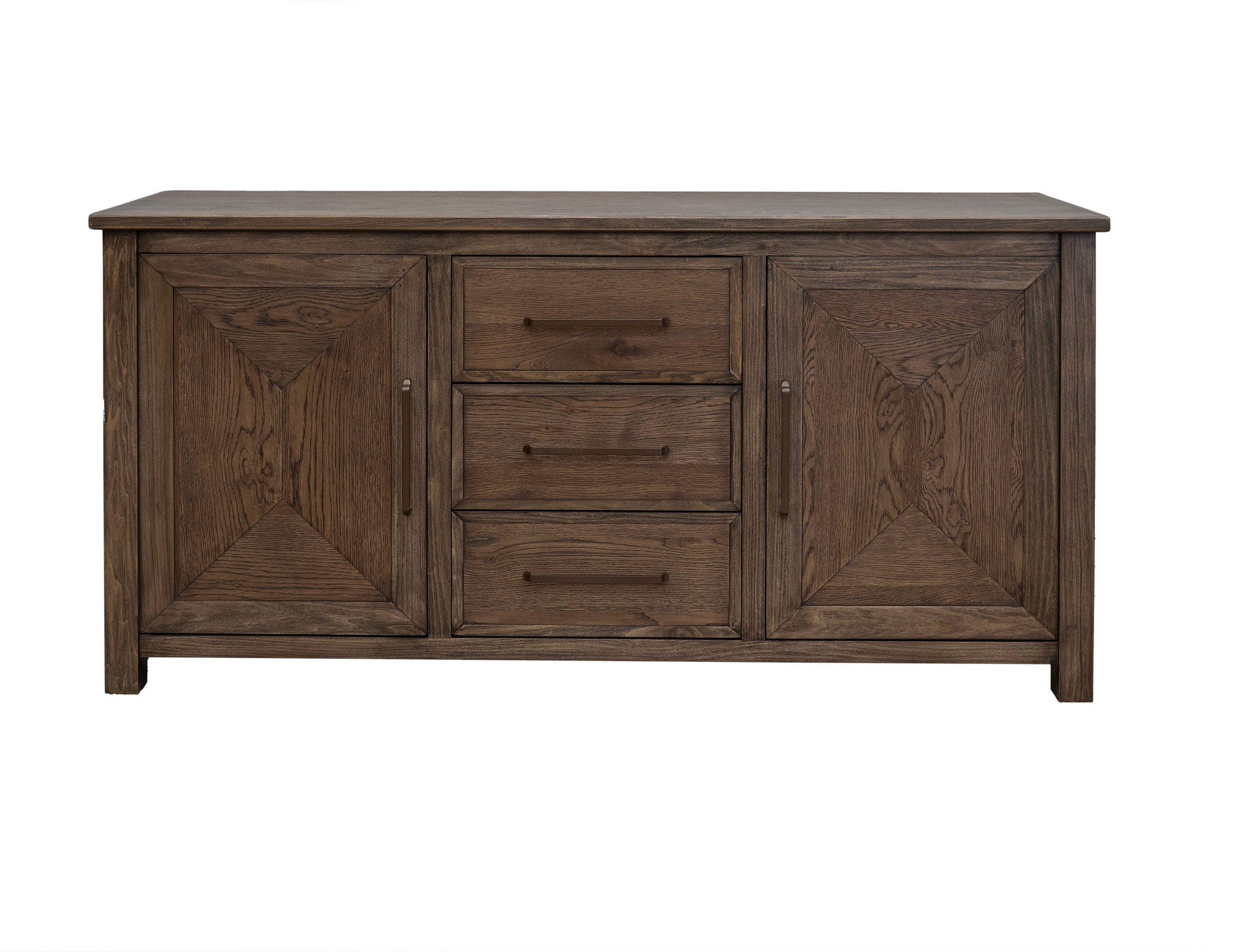 International Furniture Direct Novus Lodge - Buffet - Walnut Brown | Meri Furniture
