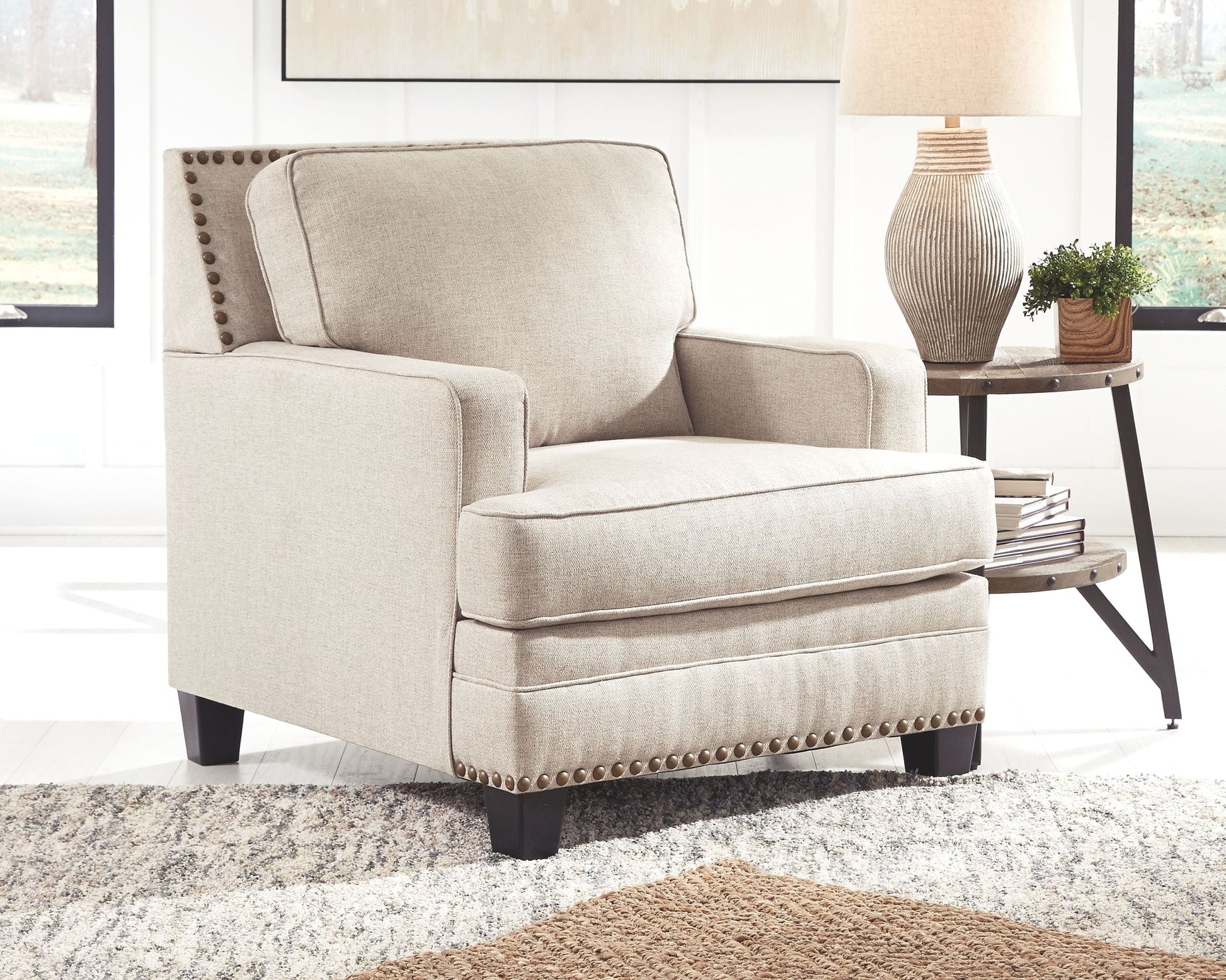 Ashley Furniture Claredon - Linen - Chair | Meri Furniture