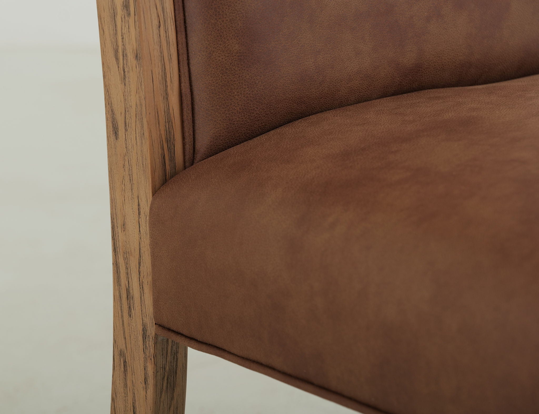 Verona - Upholstered Dining Armchair - Brown