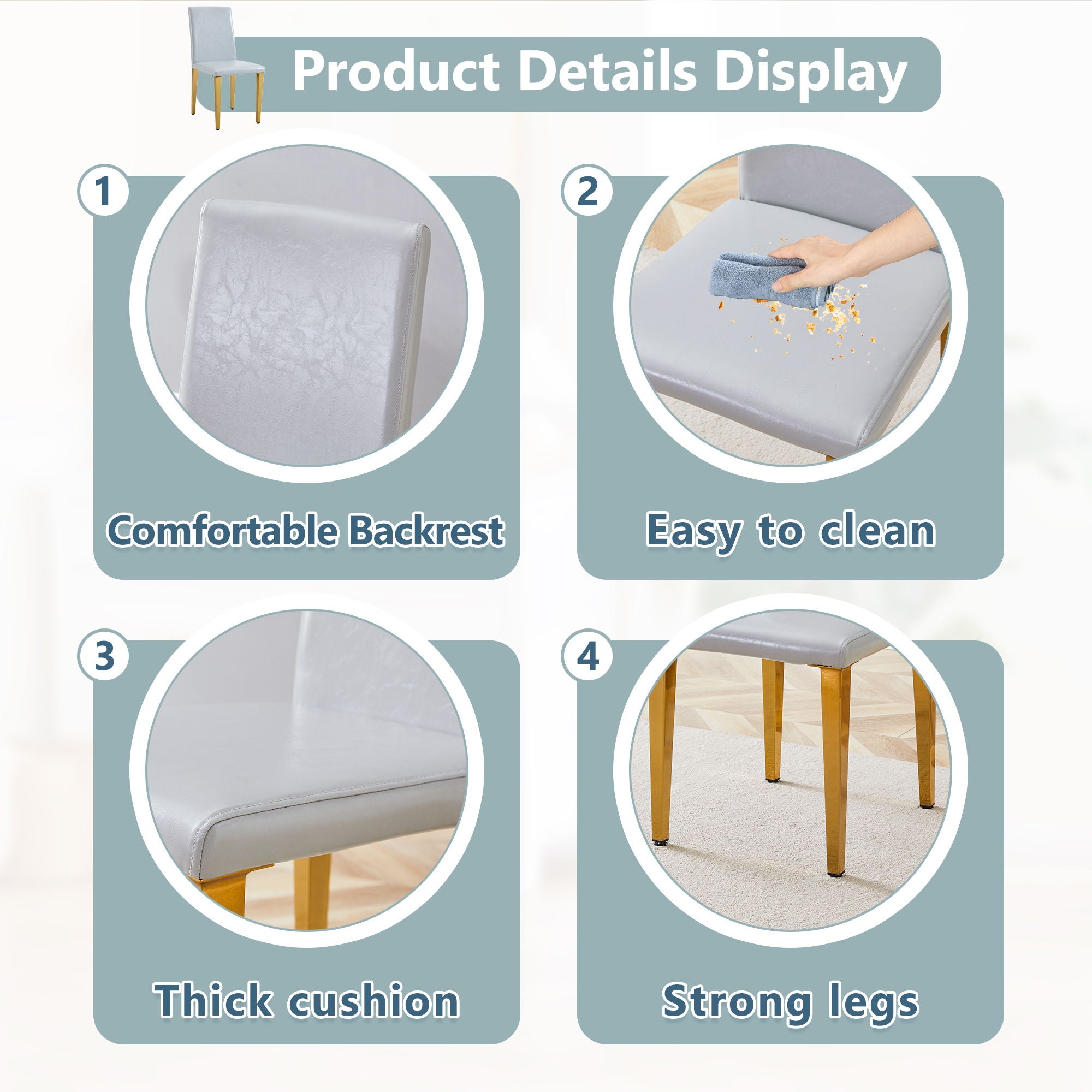 Modern Dining Chairs With Metal Legs