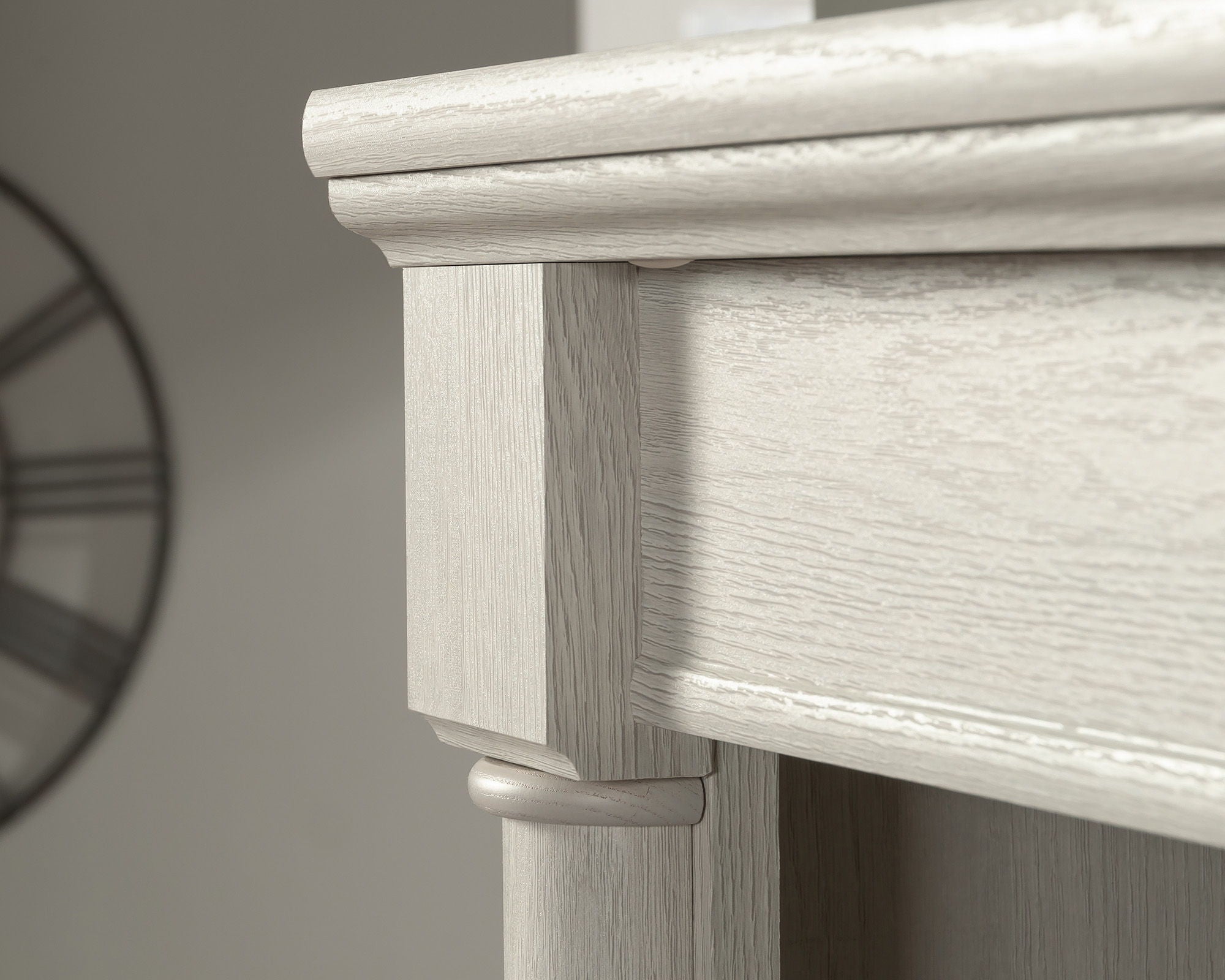 5-Shelf Library Bookcase in Glacier Oak