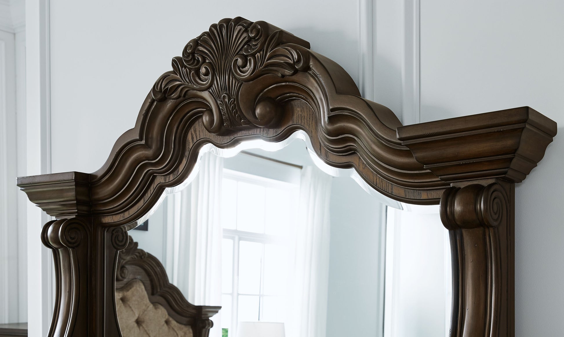 Signature Design by Ashley® Maylee - Dark Brown - Dresser And Mirror | Meri Furniture