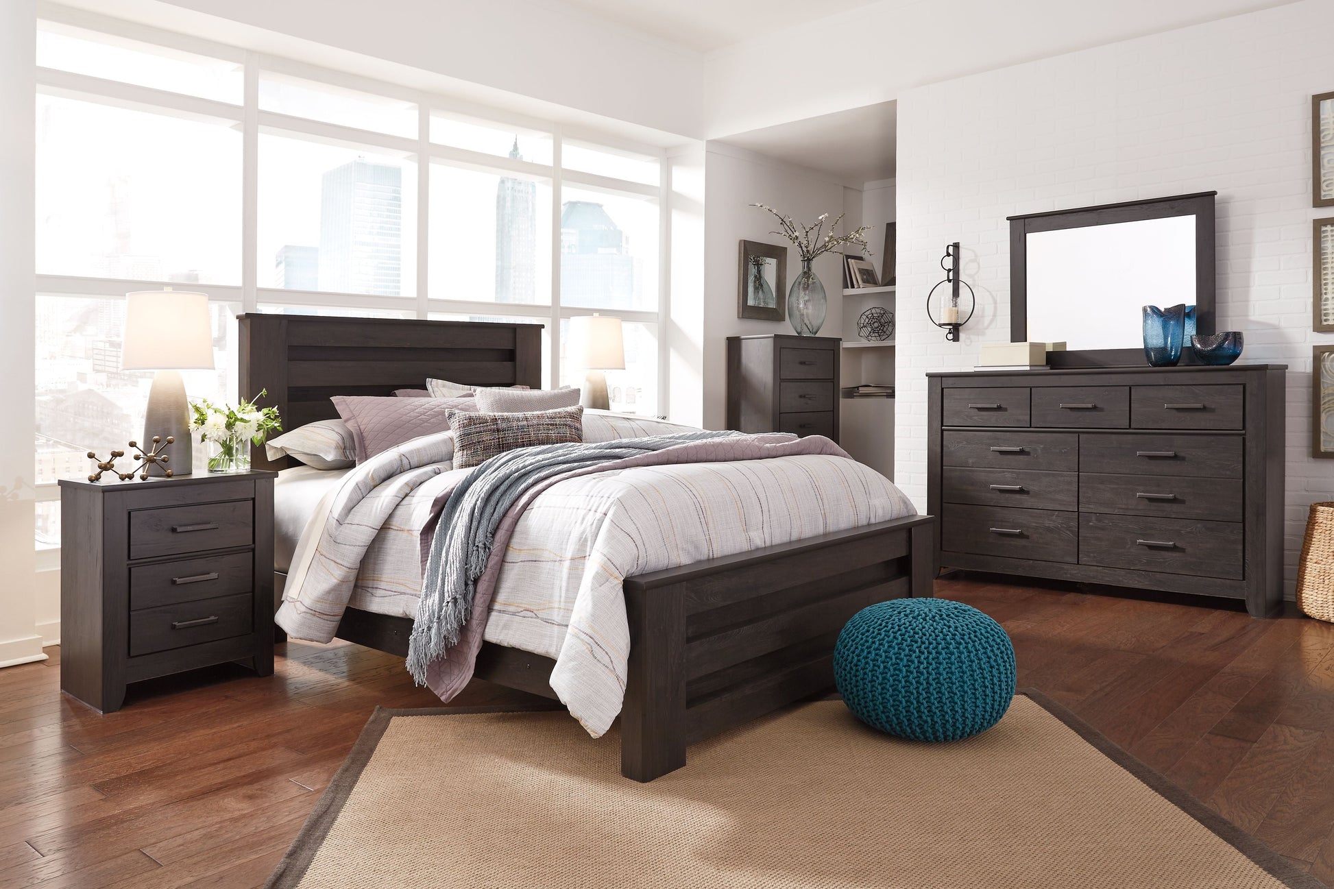 Signature Design by Ashley® Brinxton - Panel Bedroom Set | Meri Furniture